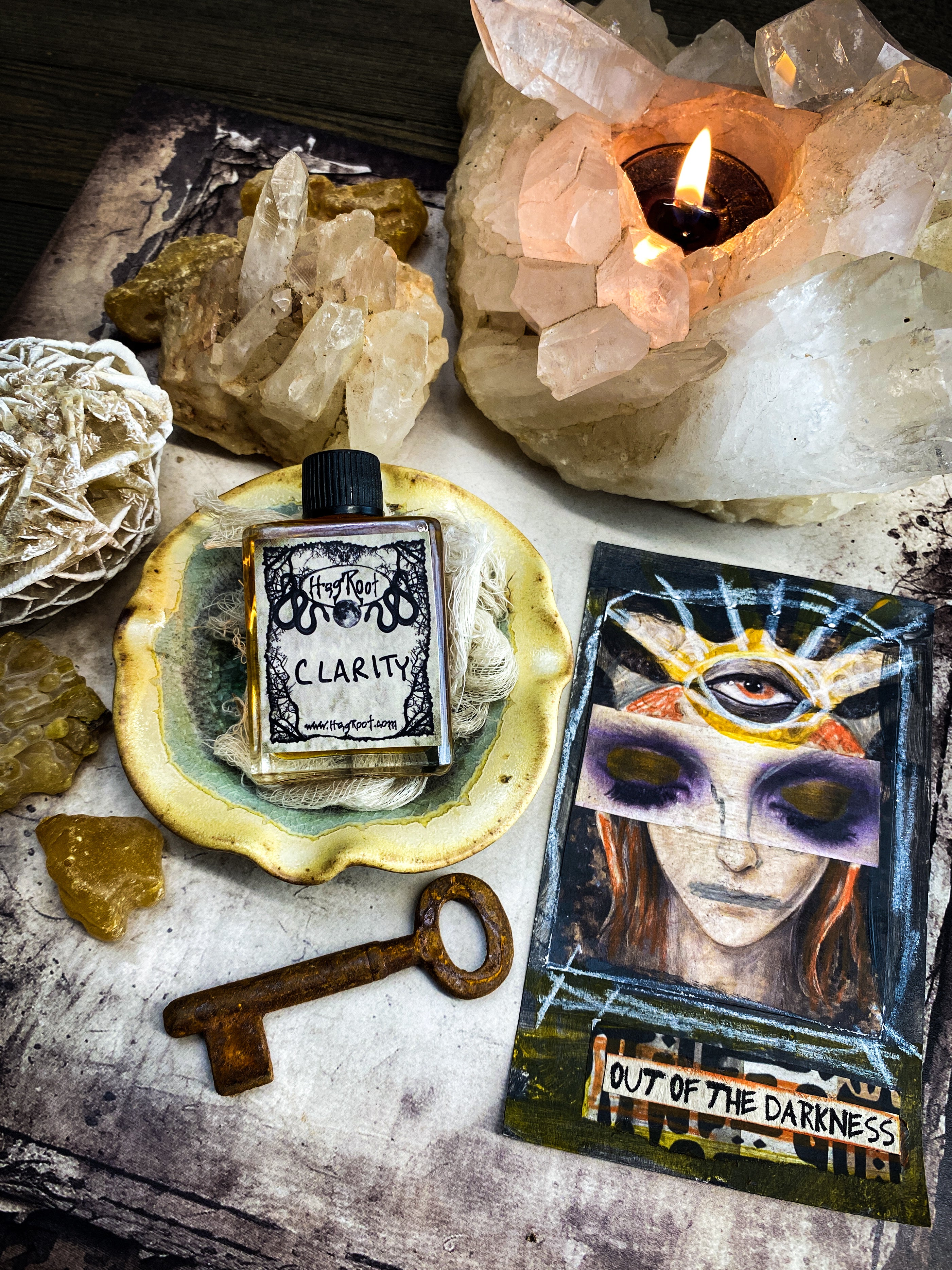 CLARITY-(Ylang Ylang, Mandarin Orange, Fig, Vetiver, Tea Leaves, Bergamot)-Perfume, Cologne, Anointing, Ritual Oil