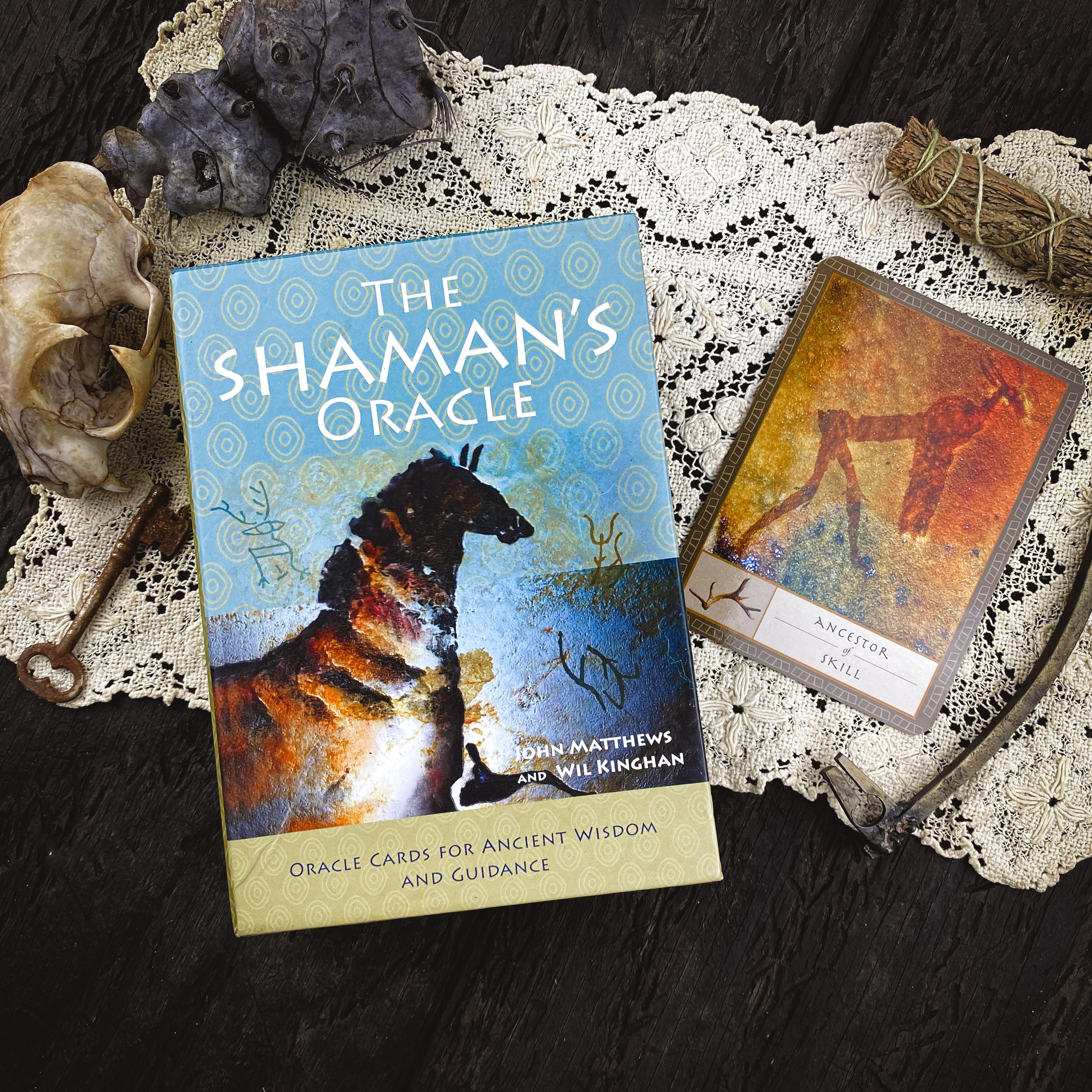 The Shaman's Oracle: Oracle Cards for Ancient Wisdom and Guidance Cards by John Matthews and Will Kinghan