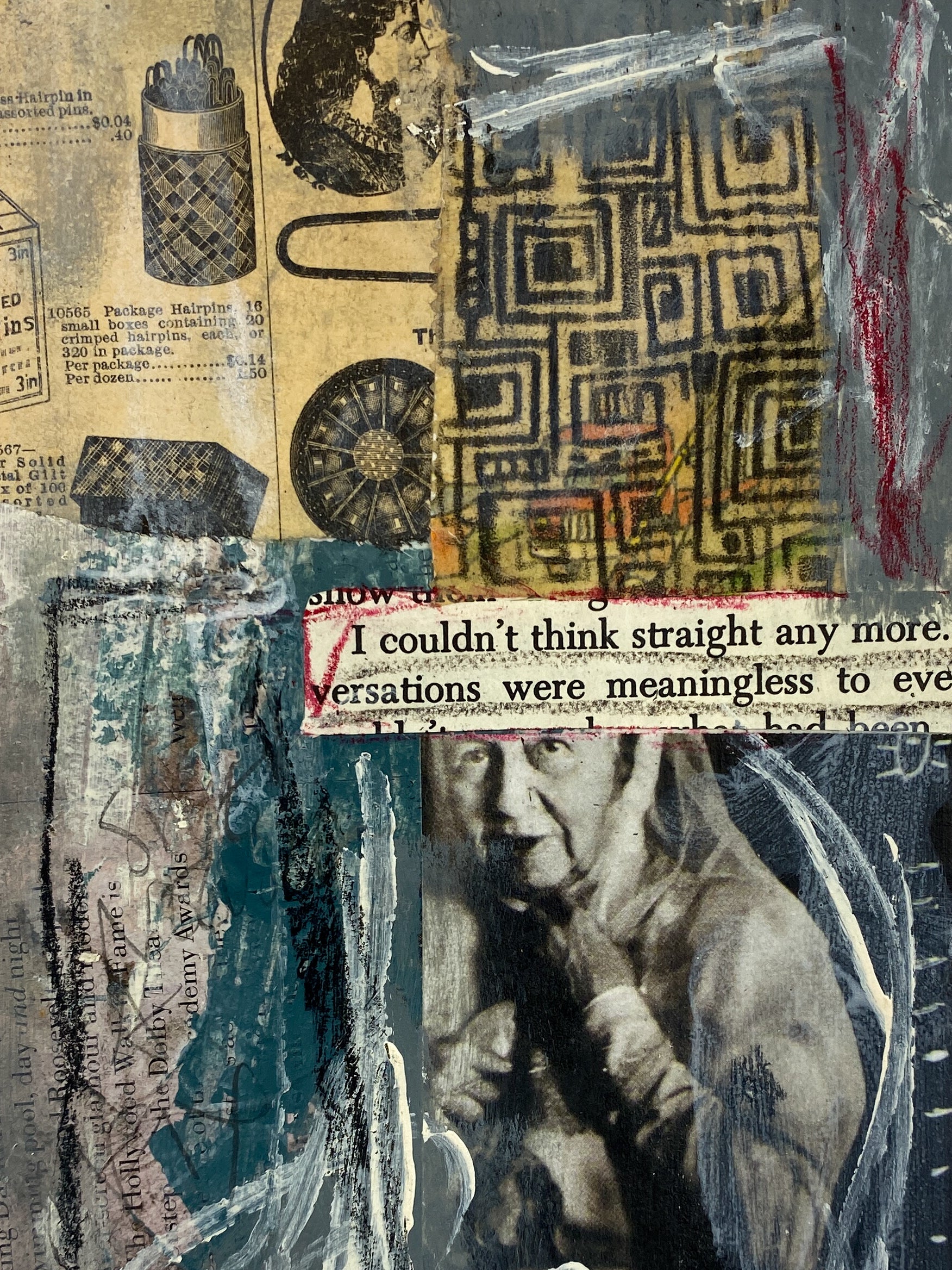 Fix - Original Mixed Media Collage