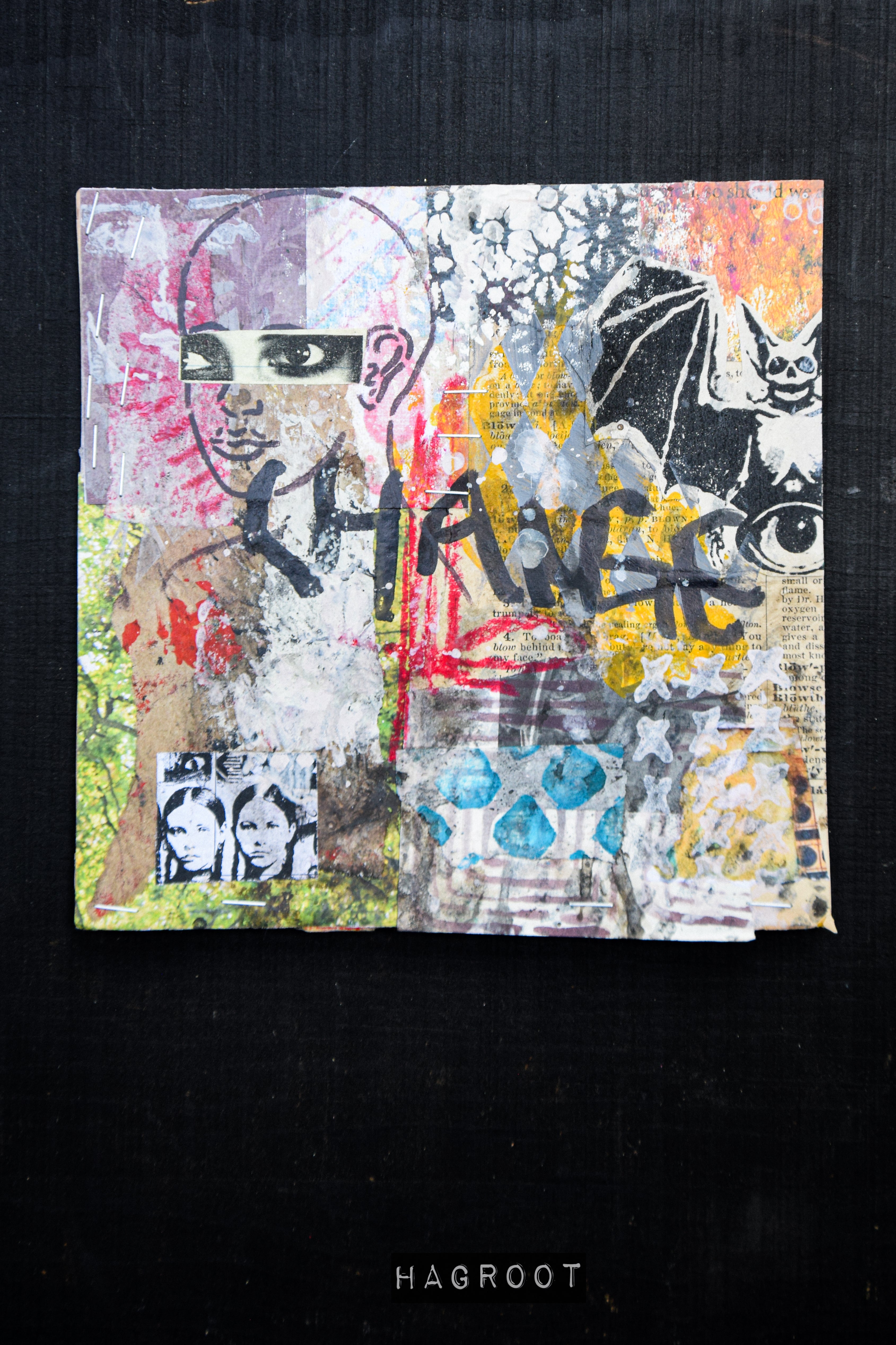 Change - Original Mixed Media Collage Art