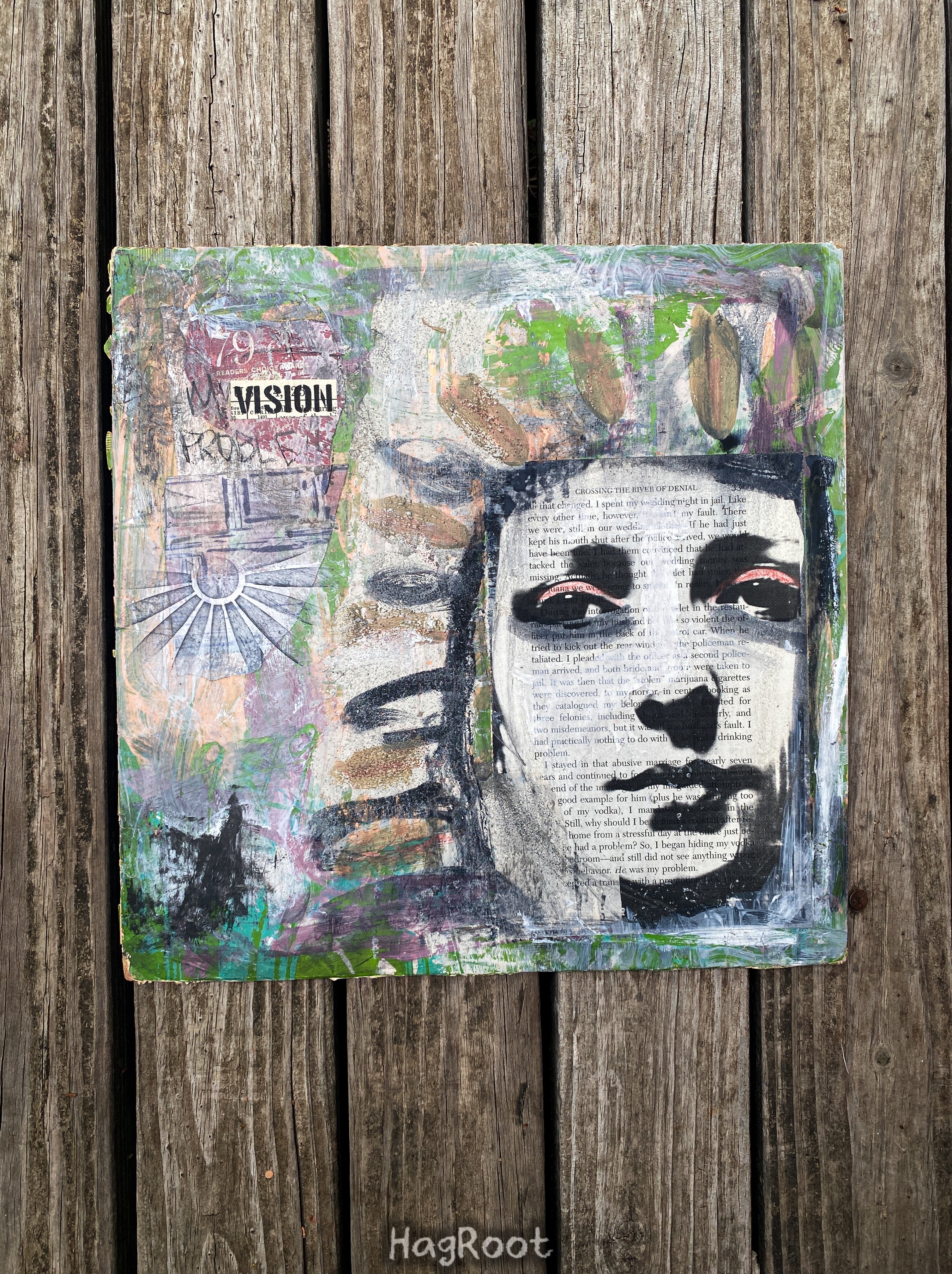 Vision - Original Mixed Media Collage