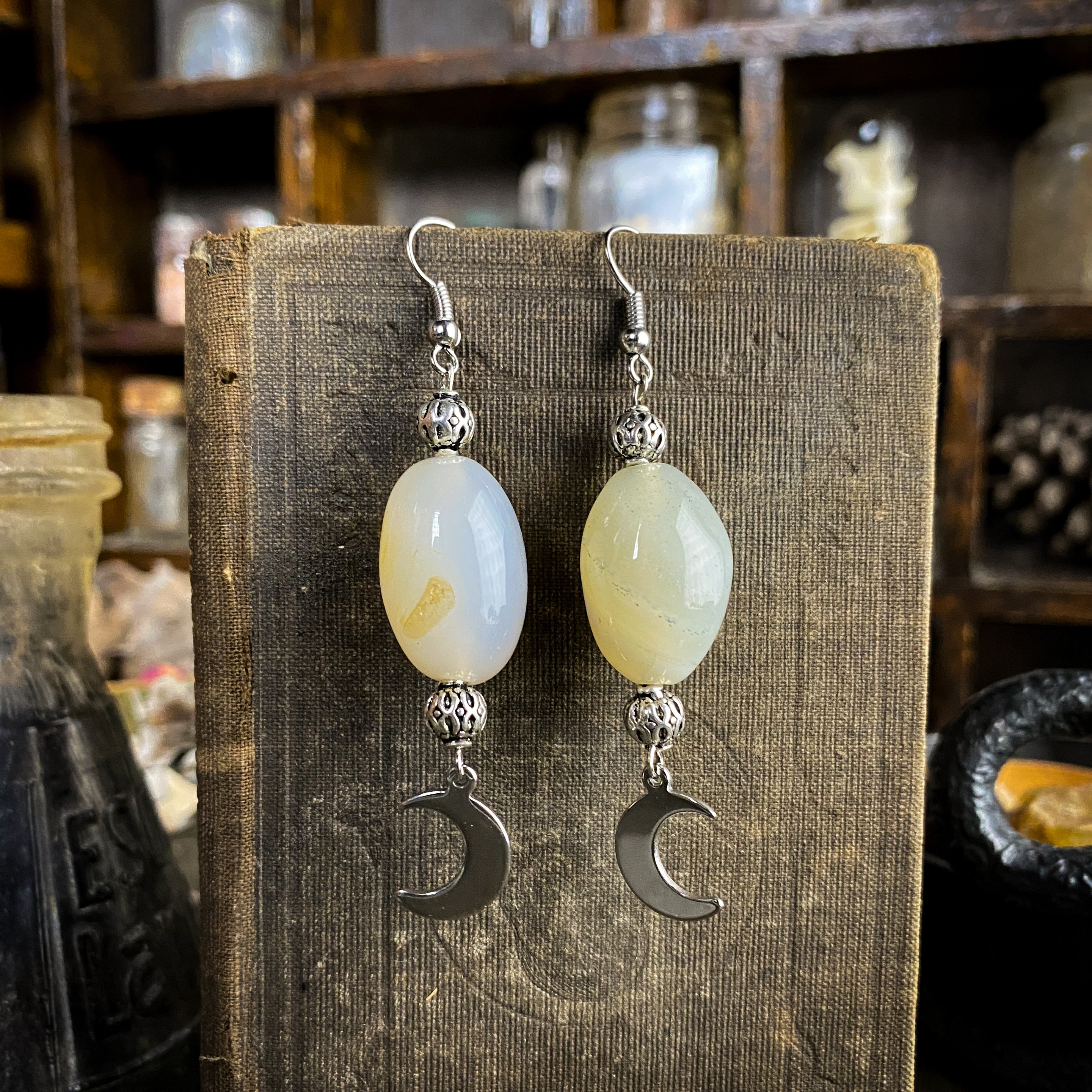 Daughter of the Moon - Hand Crafted Earrings
