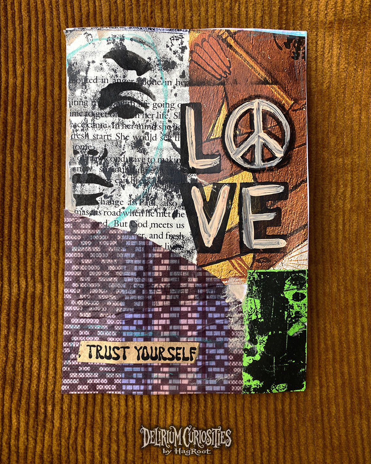 Trust Yourself - Original Mixed Media Collage