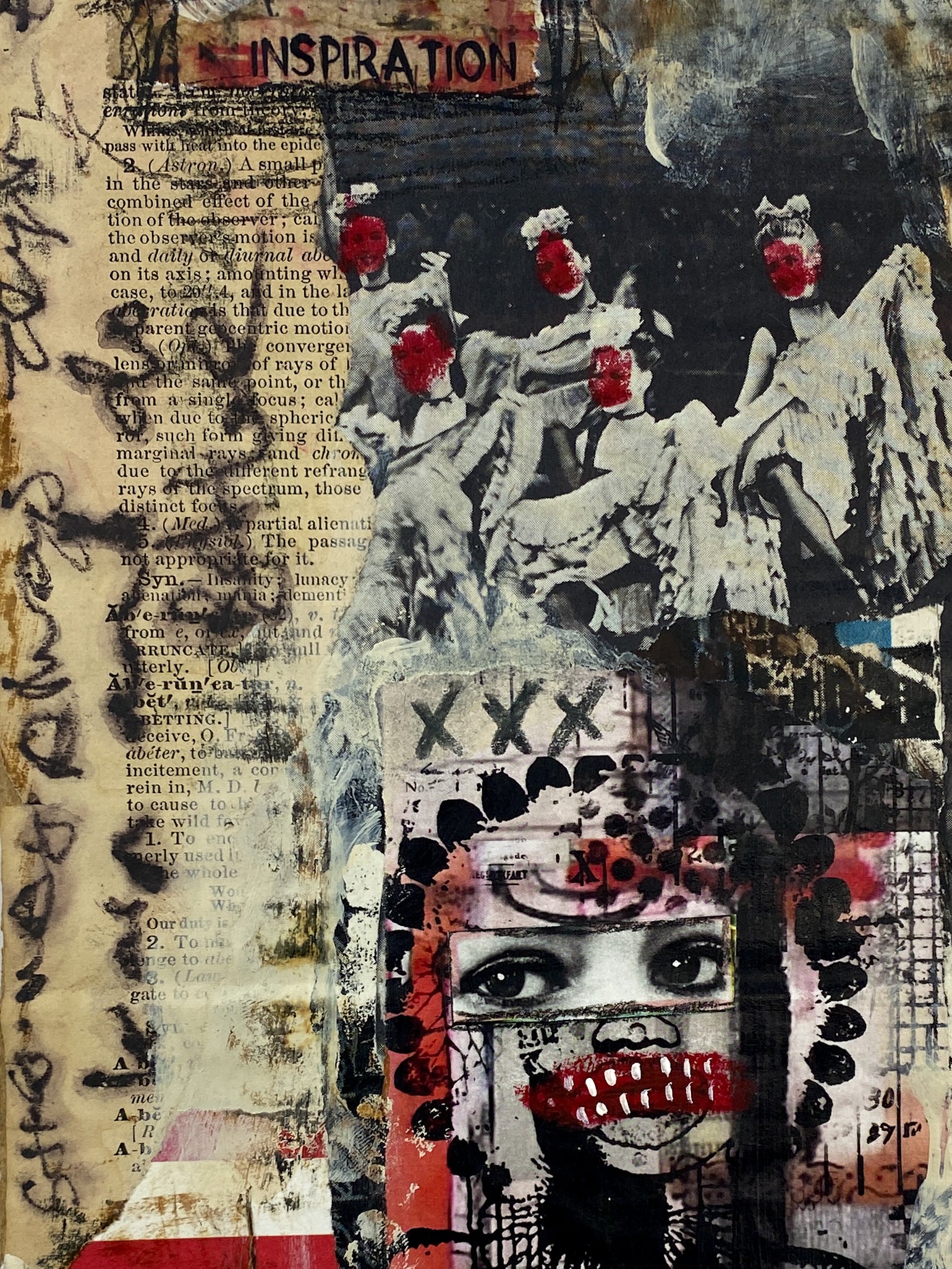 Inspiration - Original Mixed Media Collage