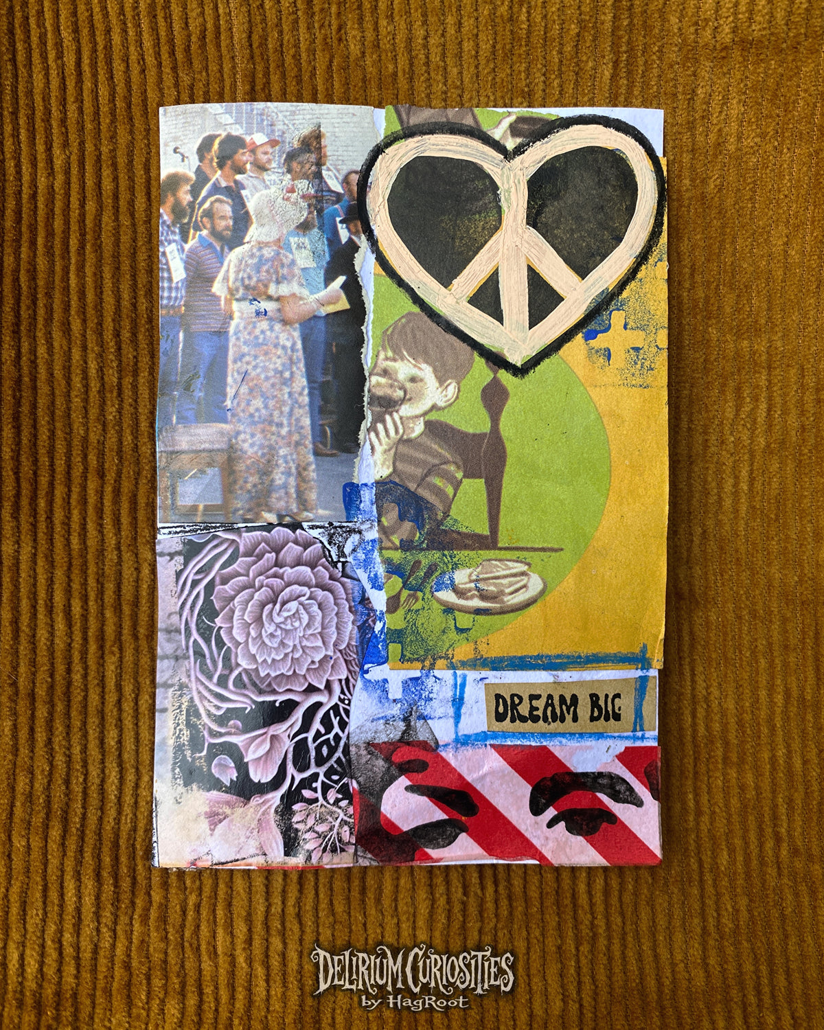 Dream Big - Original Mixed Media Collage