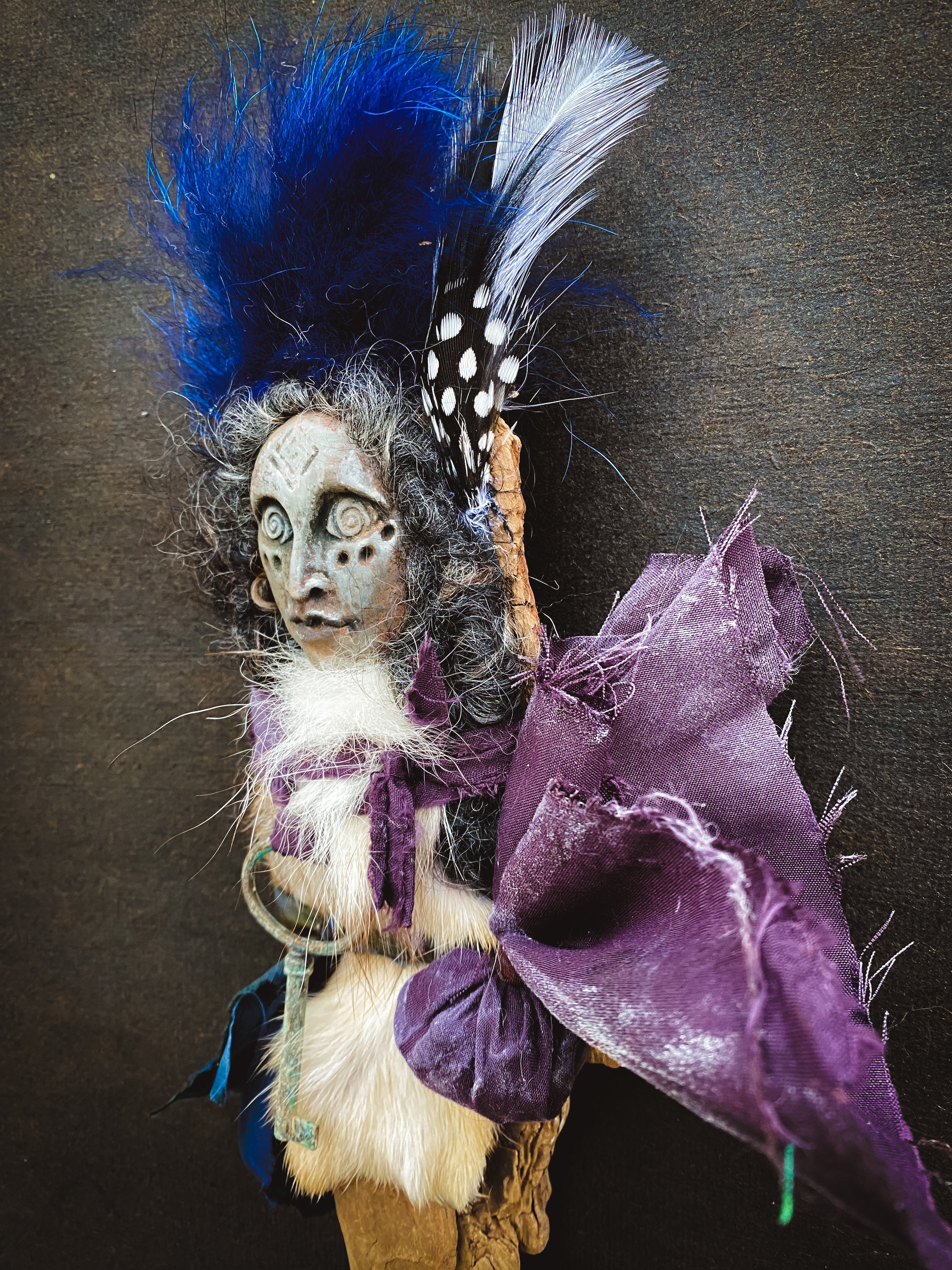 Nature Spirit Doll for Dreamwork, Shadowwork + Manifesting - Medicine Doll - JuJu Doll