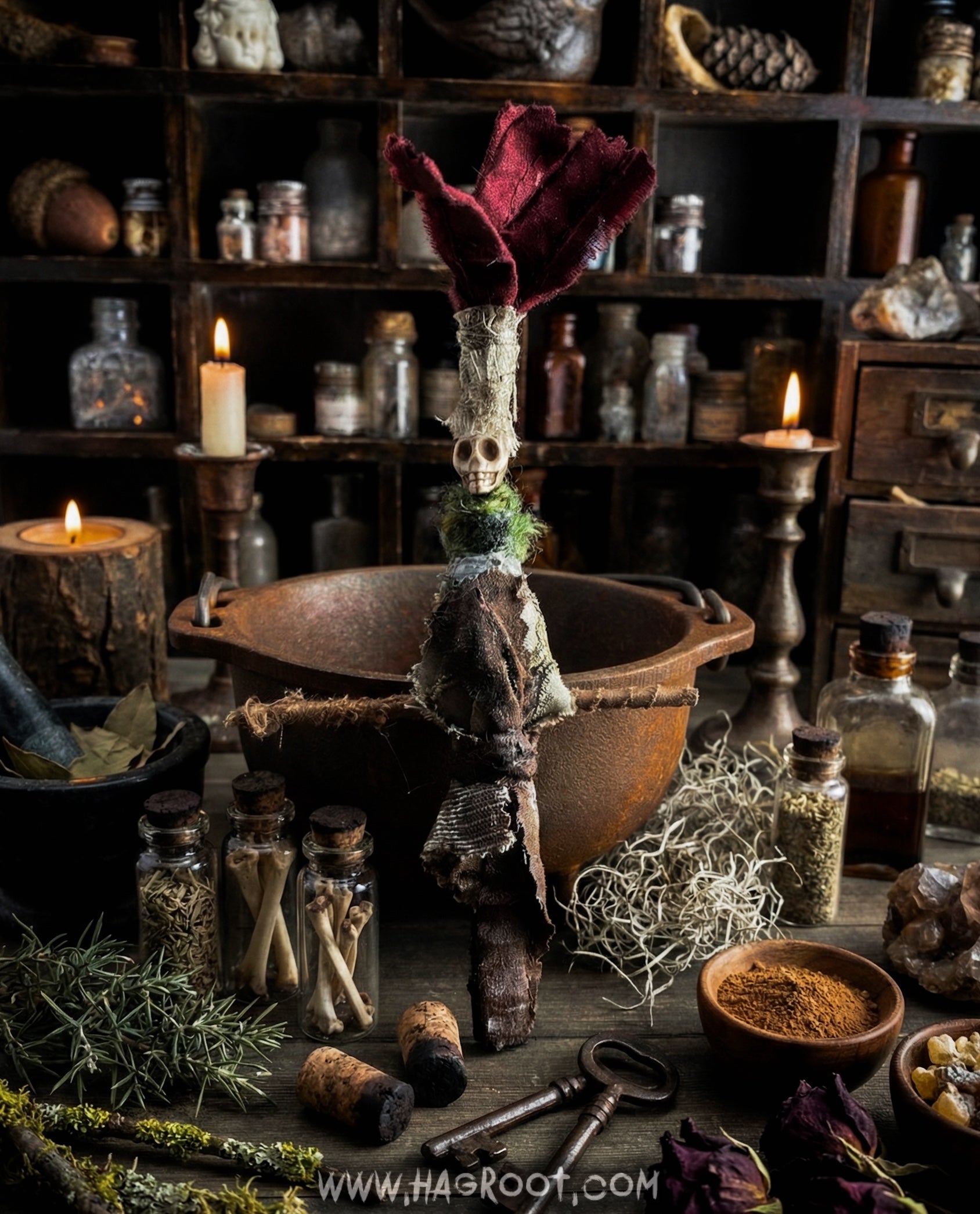 A Sanctuary for Your Shadows - Hand Crafted Doll for Energy Transference + Releasing Grief, Fear, Worry, Anxiety, Trauma + Self Doubt