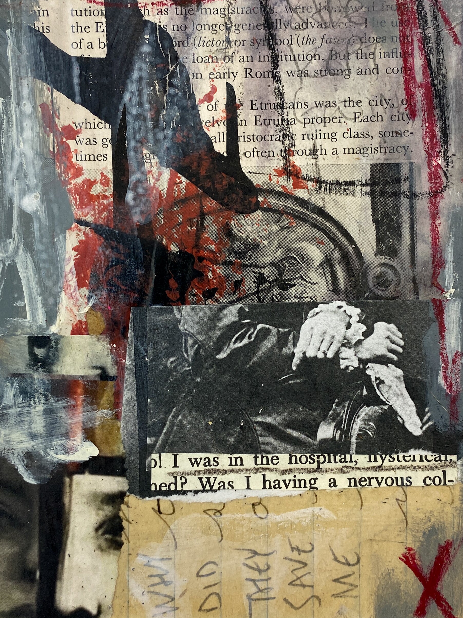 Kept Going - Original Mixed Media Collage