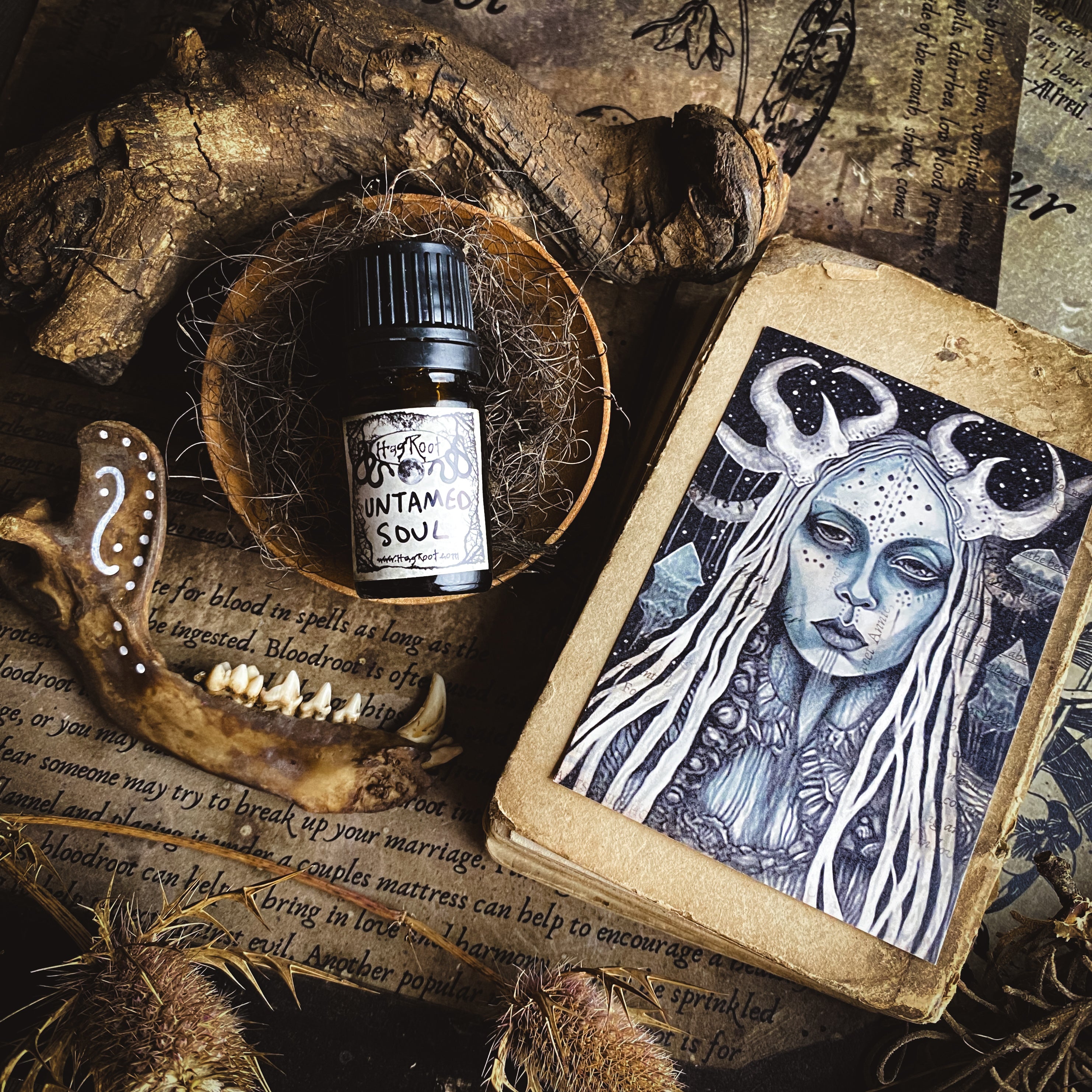 UNTAMED SOUL-(Fresh Grass, Spiced Tea, Cypress, Vanilla)-Perfume, Cologne, Anointing, Ritual Oil
