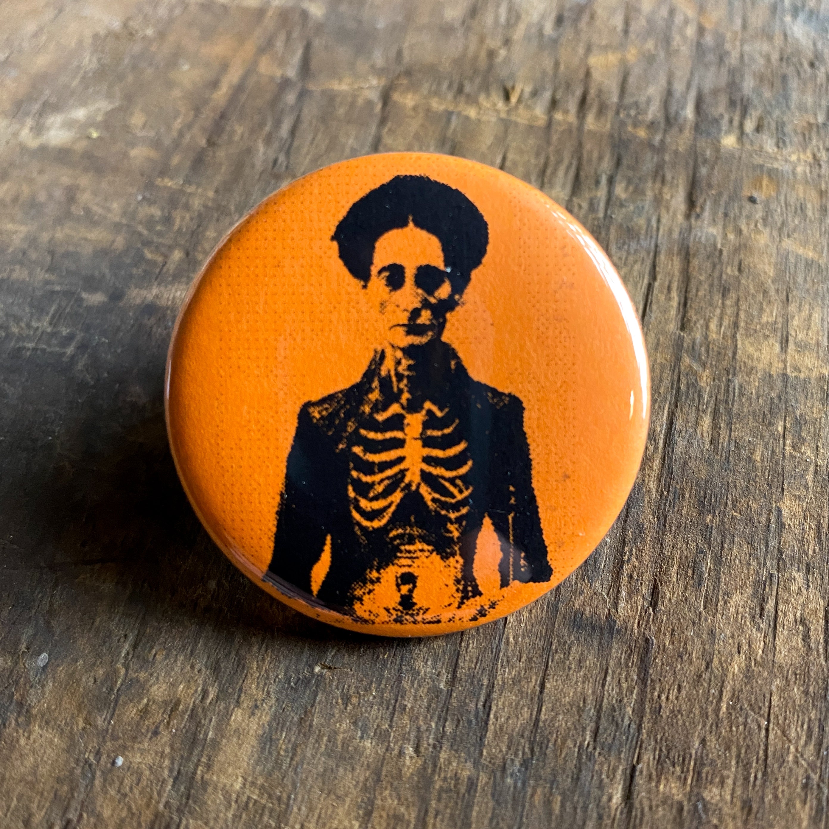 Haunted - Hand Pressed Button/Pin - 1.5"