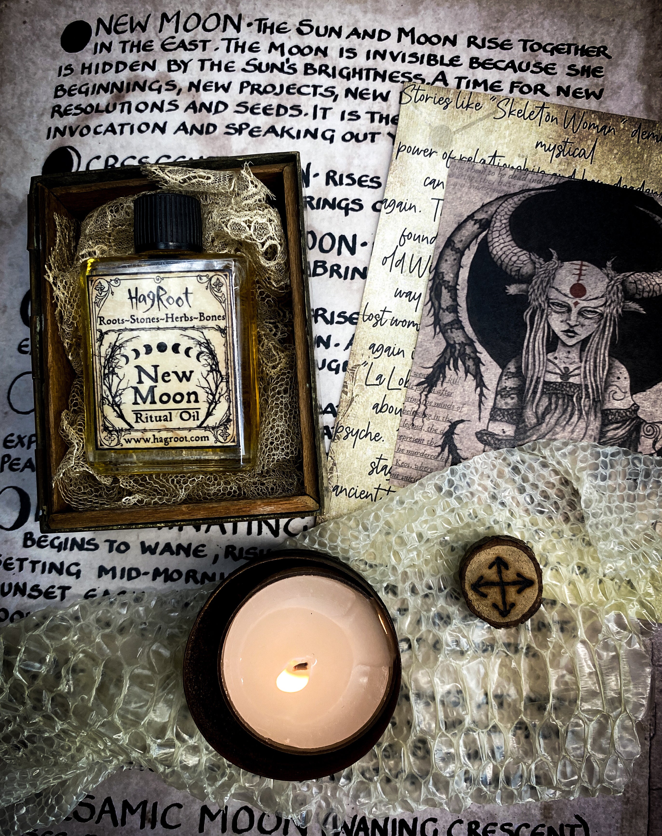 New Moon Ritual Oil, Perfume Oil