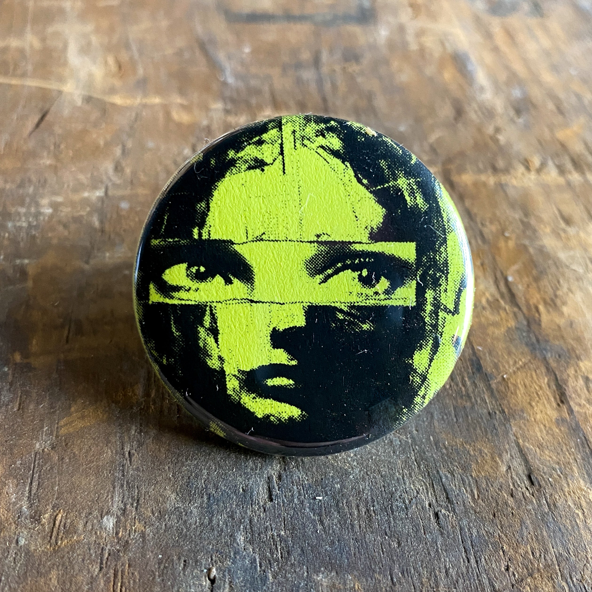 New Eyes - Hand Pressed Button/Pin - 1.5"