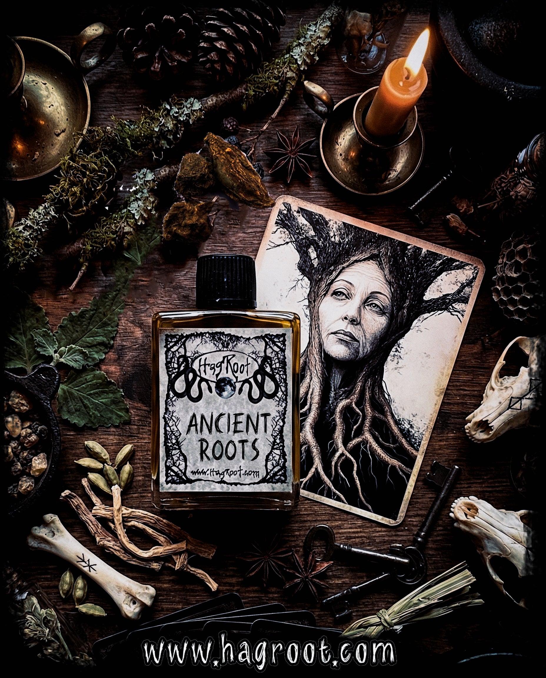 ANCIENT ROOTS-(Vetiver, Tonka Bean, Patchouli, Myrrh, Cedar, Oakmoss, Cardamom, Pine)-Perfume, Cologne, Anointing, Ritual Oil