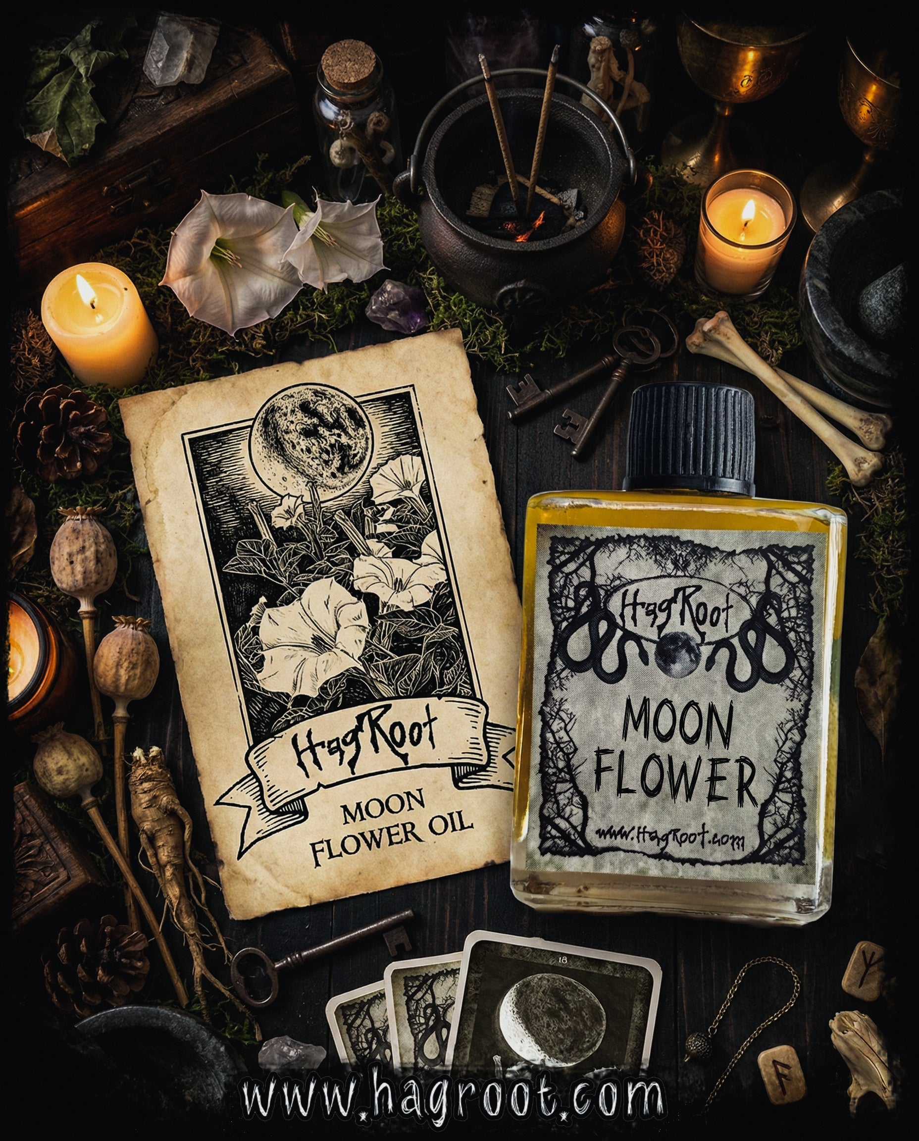 MOON FLOWER-(Delicate Florals and Feminine Mysticism)-Perfume, Cologne, Anointing, Ritual Oil