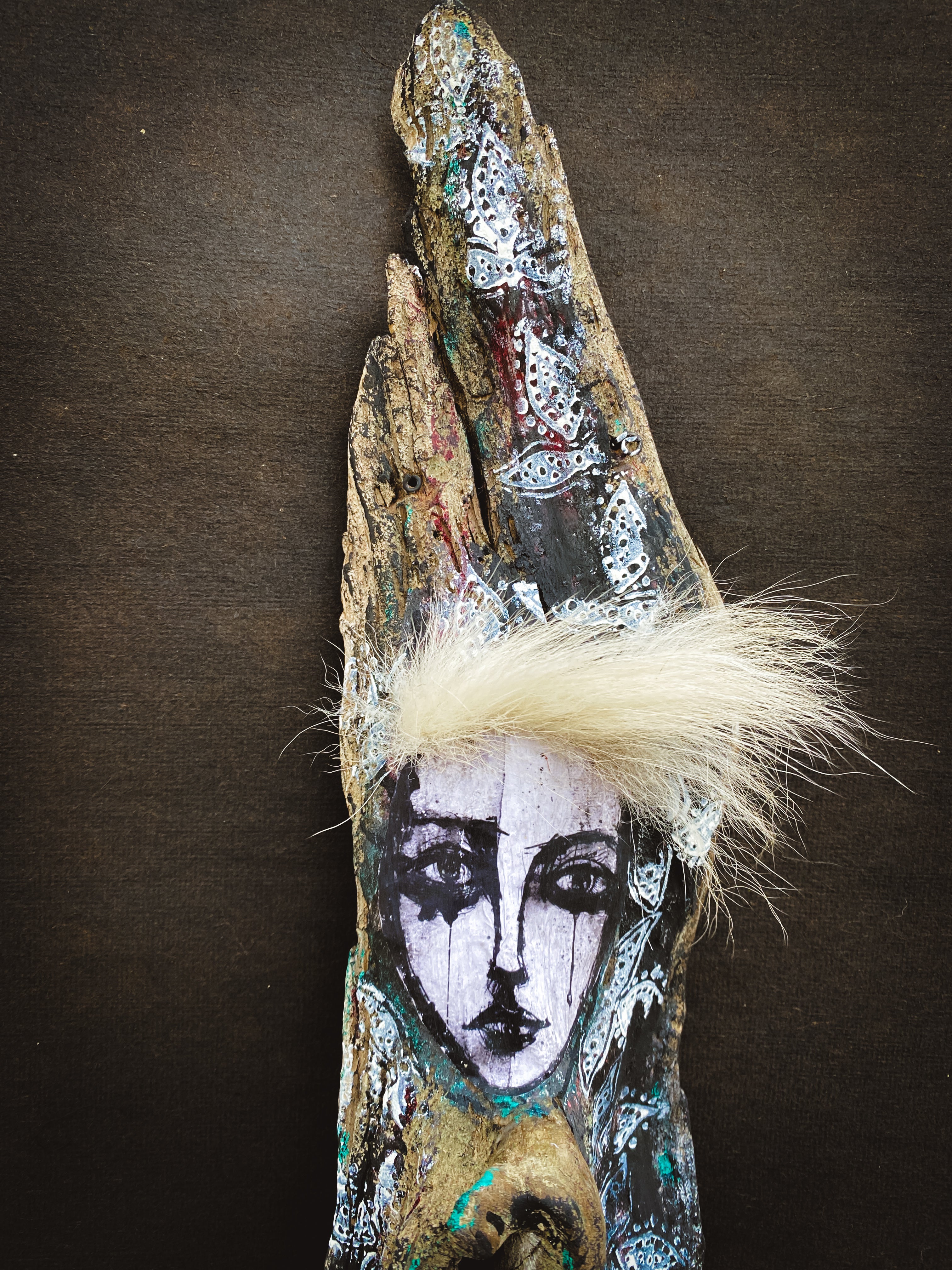 FOR WILD WOMEN - Assemblage Wall Hanging