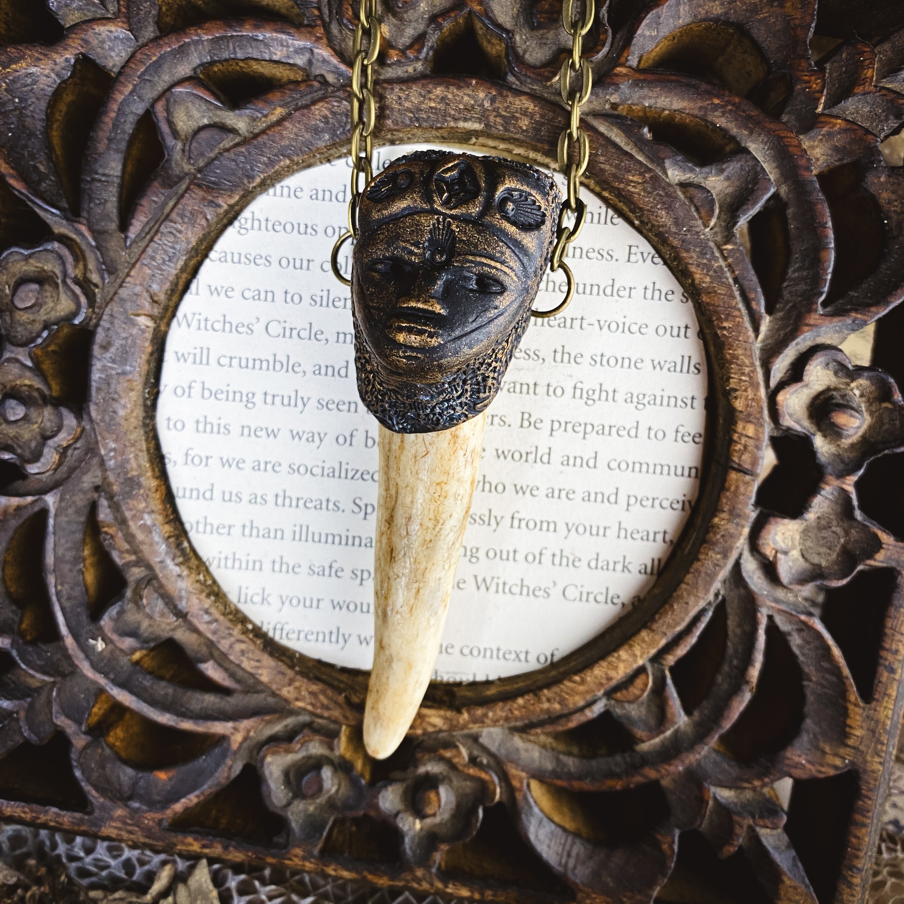 Deer Medicine Necklace - Handcrafted Talisman