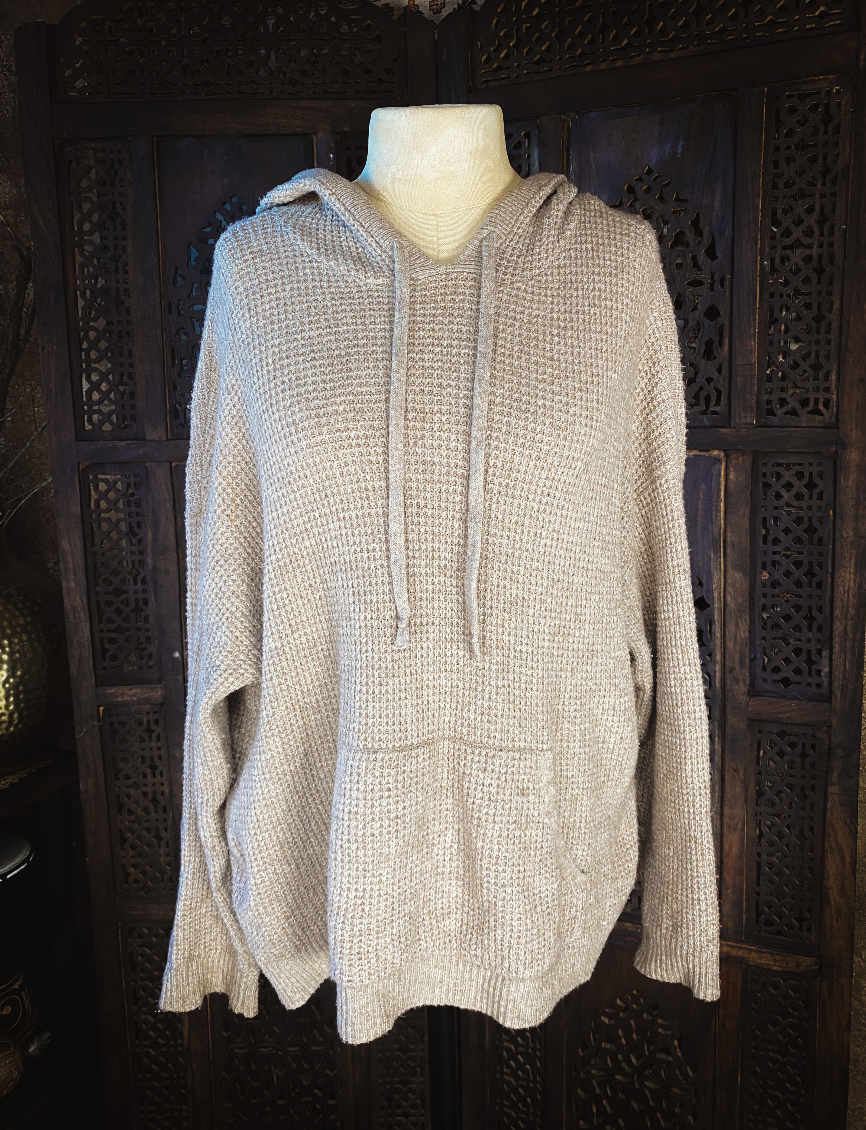 Comfy Sweater With a Hood - Size Small