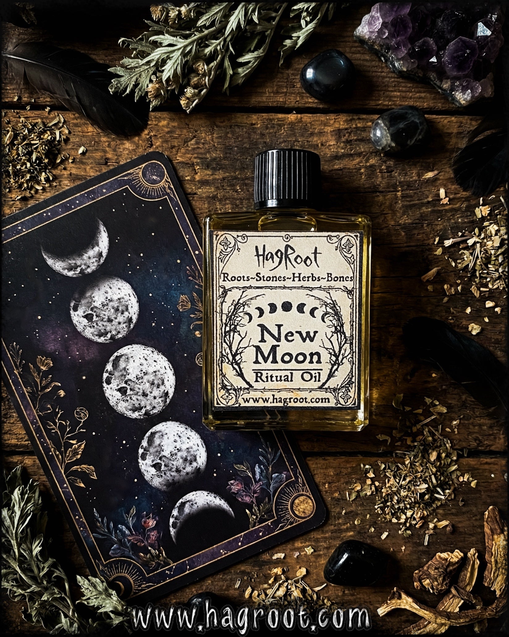 New Moon Ritual Oil, Perfume Oil