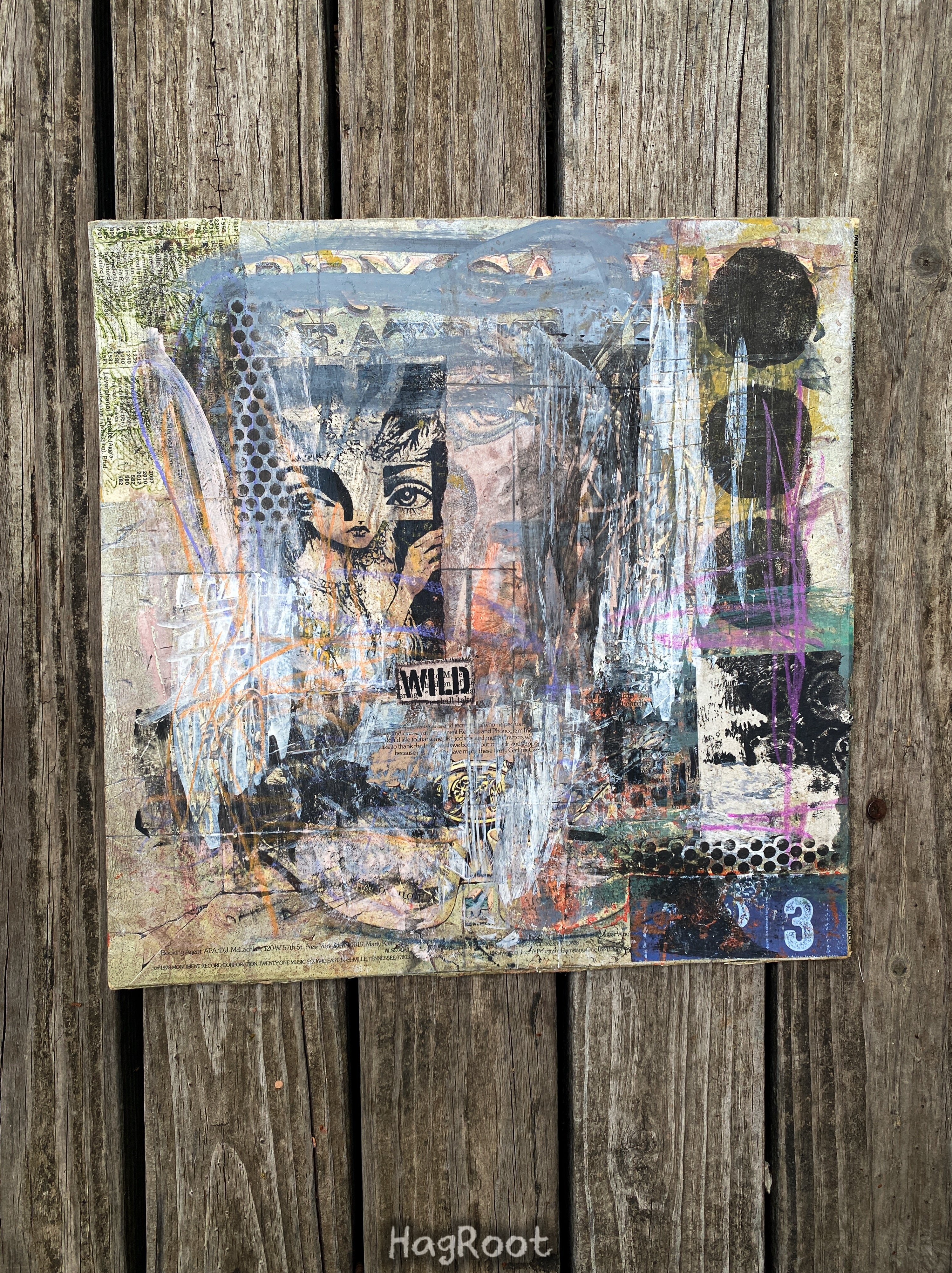 Wild - Original Mixed Media Collage