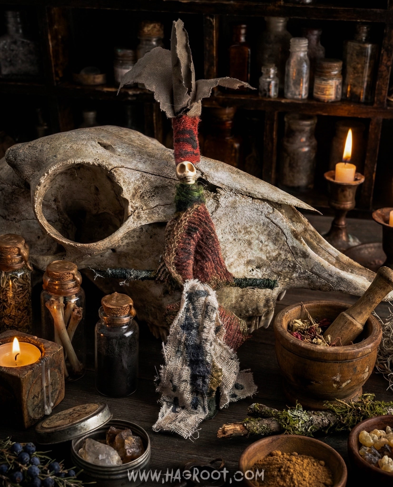 A Sanctuary for Your Shadows - Hand Crafted Doll for Energy Transference + Releasing Grief, Fear, Worry, Anxiety, Trauma + Self Doubt