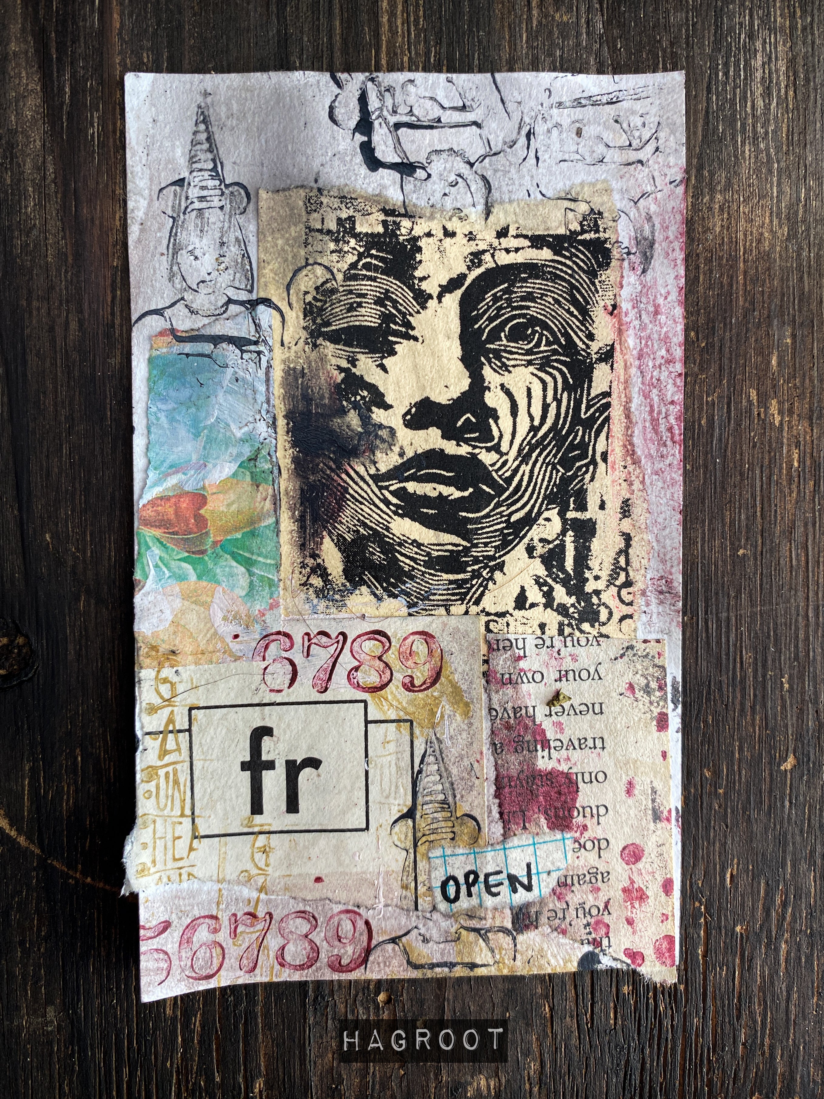 Open - Original Mixed Media Art