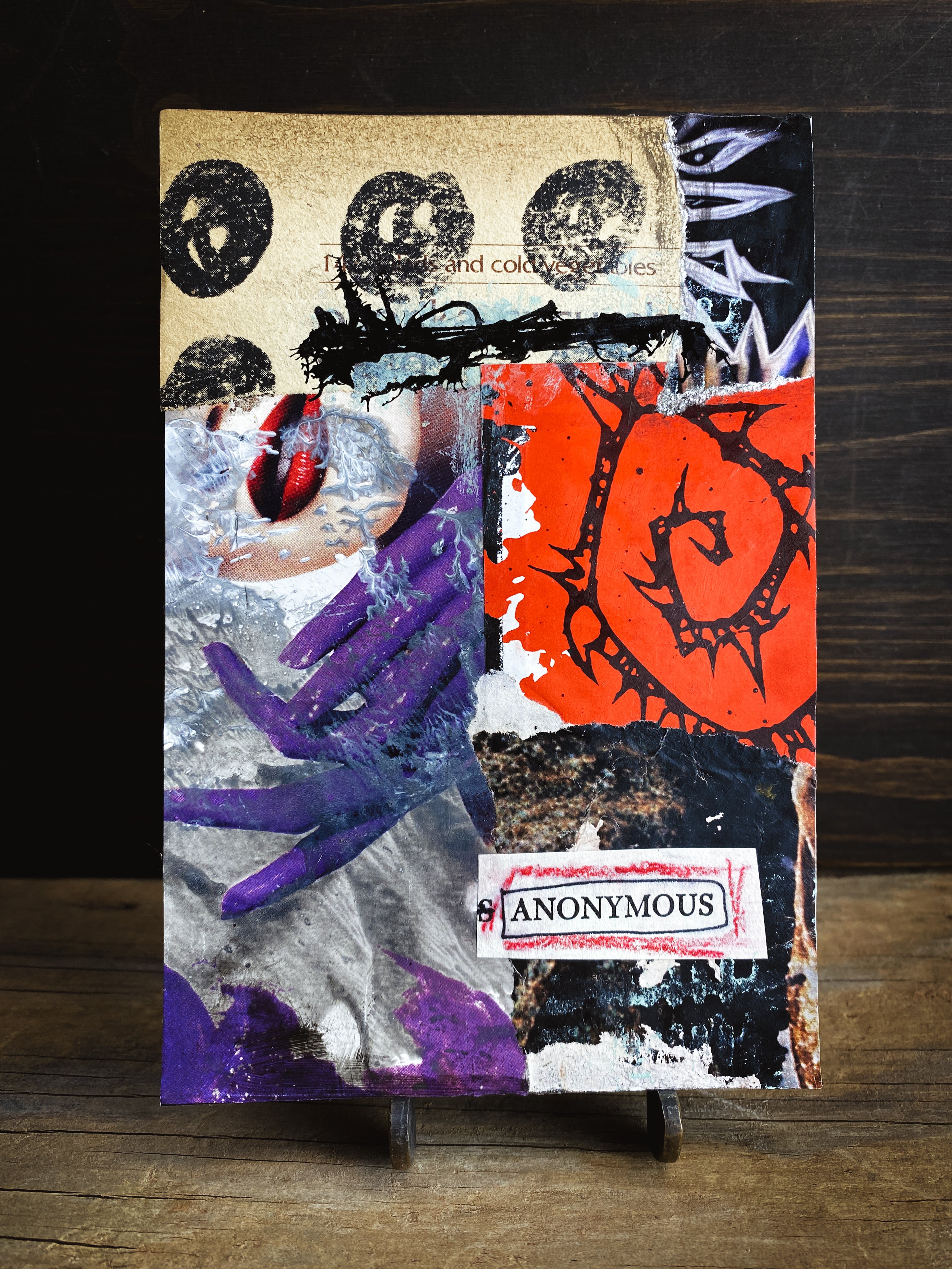 Anonymous - Original Mixed Media Collage