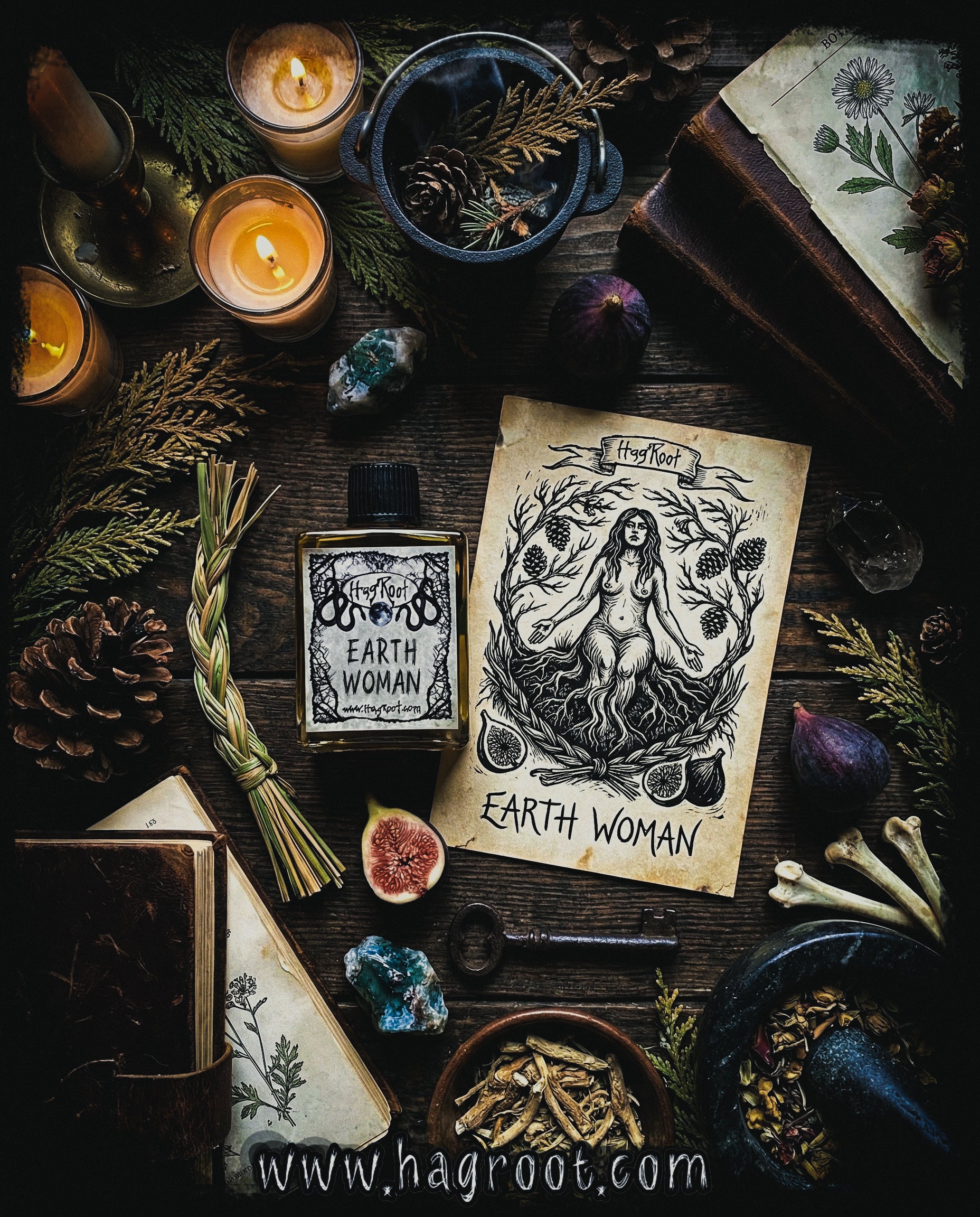 EARTH WOMAN-(Cedar, Pine, Honey, Sweetgrass, Fig)-Perfume, Cologne, Anointing, Ritual Oil