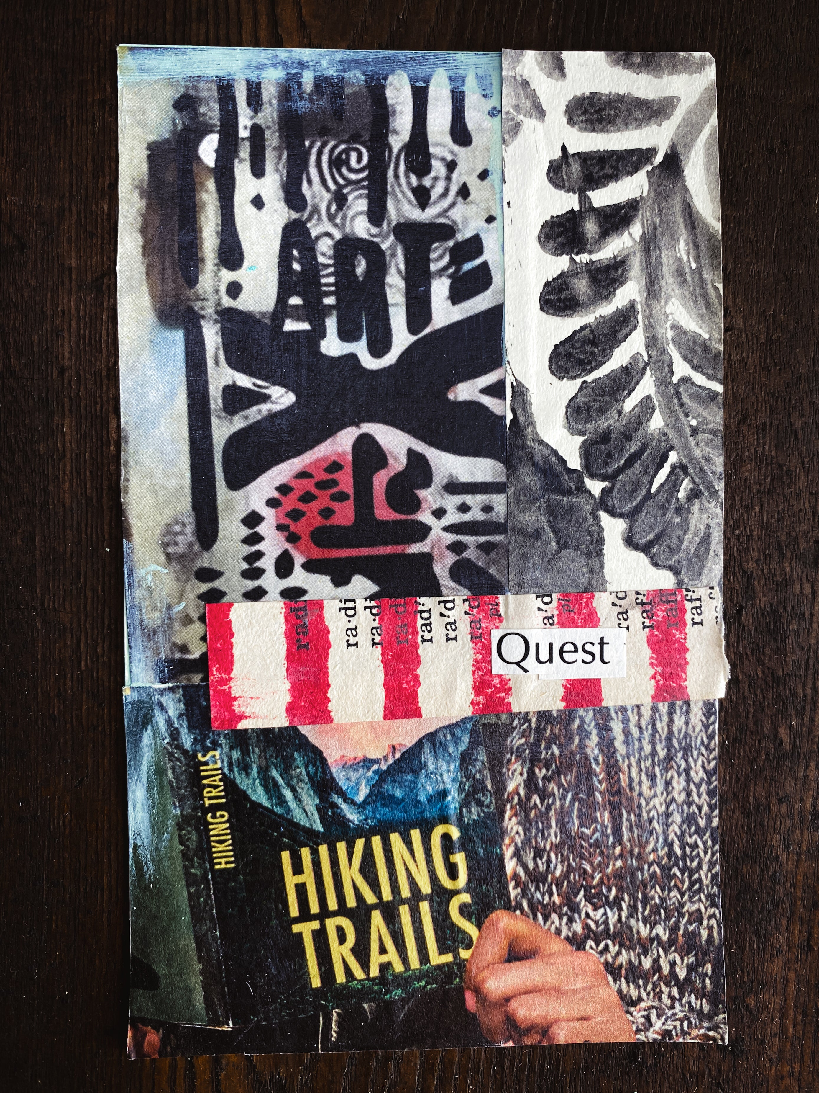 Quest - Original Mixed Media Collage