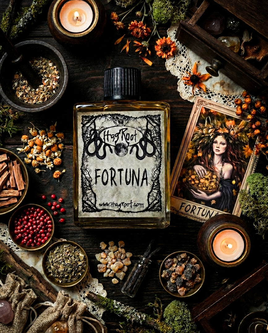 FORTUNA-(Orange Blossom, Pink Pepper, Patchouli, Sandalwood, Frankincense, Myrrh, Vanilla)-Perfume, Cologne, Anointing, Ritual Oil