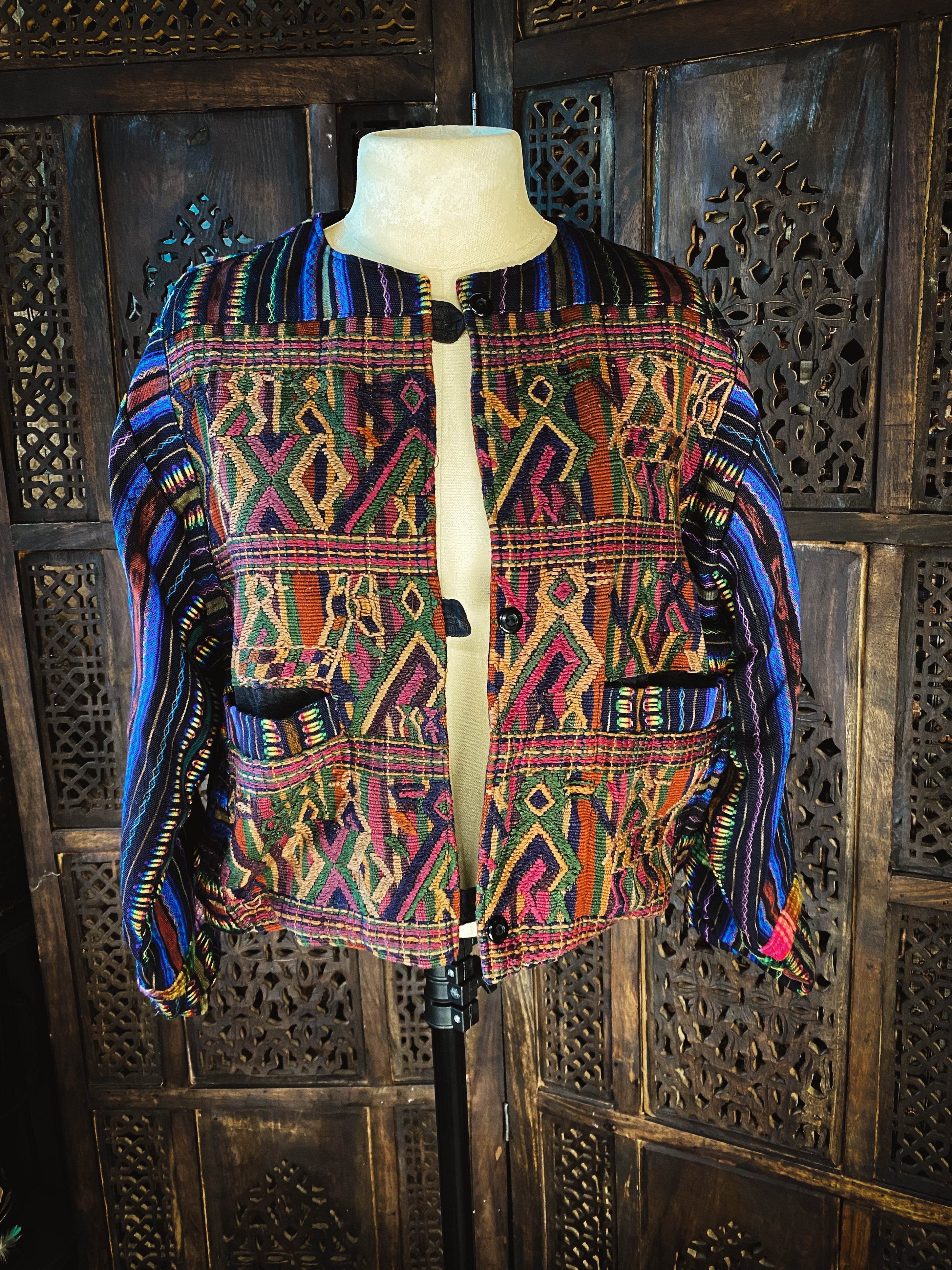 Vintage Tribal Style Jacket - Size Small