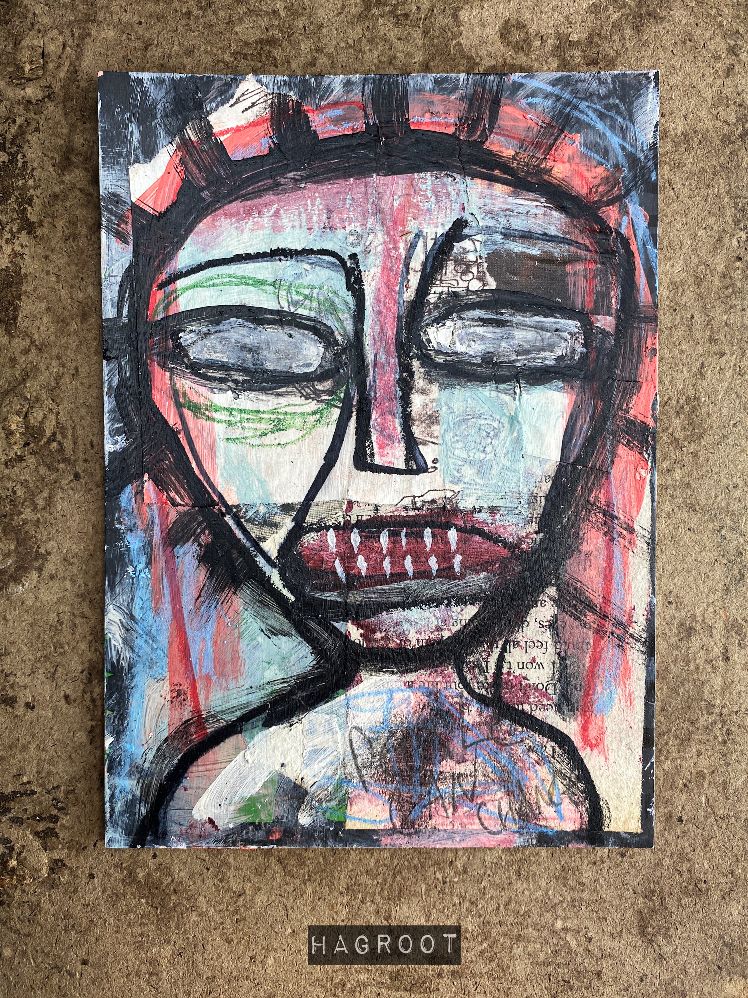 Change - Original Mixed Media Collage