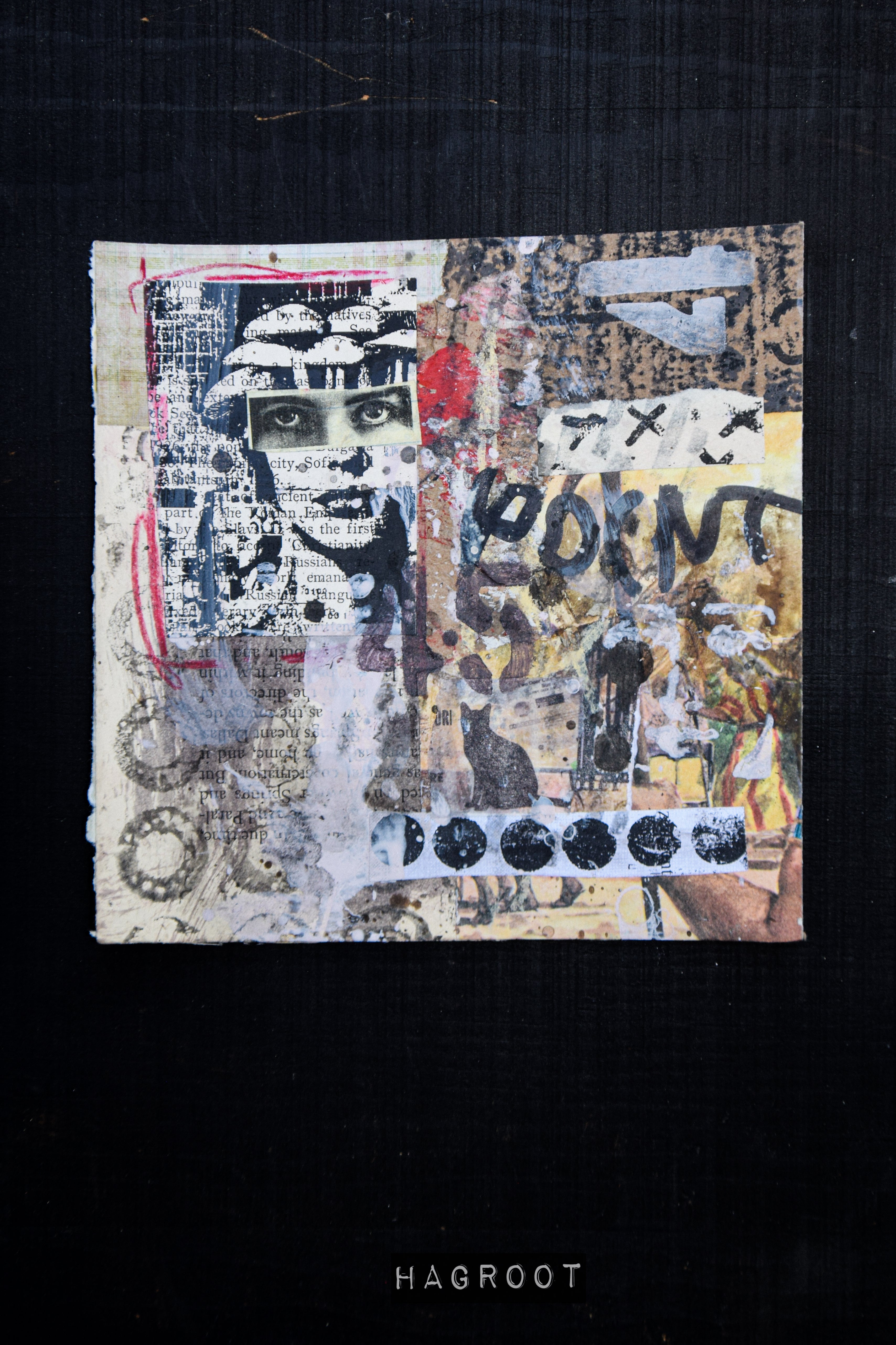 Home - Original Mixed Media Collage Art