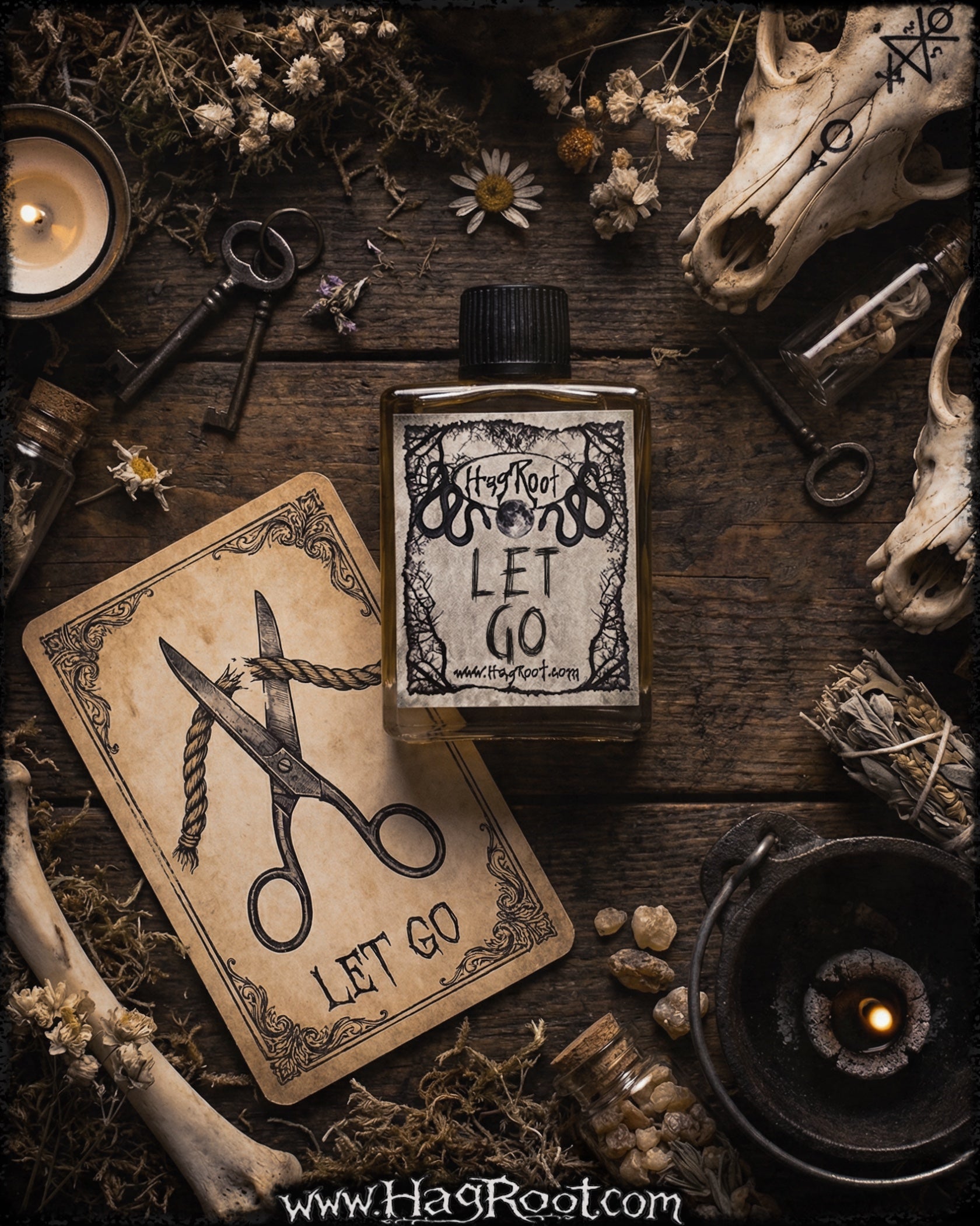 LET GO-(Cedar, Amber, Tea Leaves, Vetiver, Teak, Blood Orange)-Perfume, Cologne, Anointing, Ritual Oil