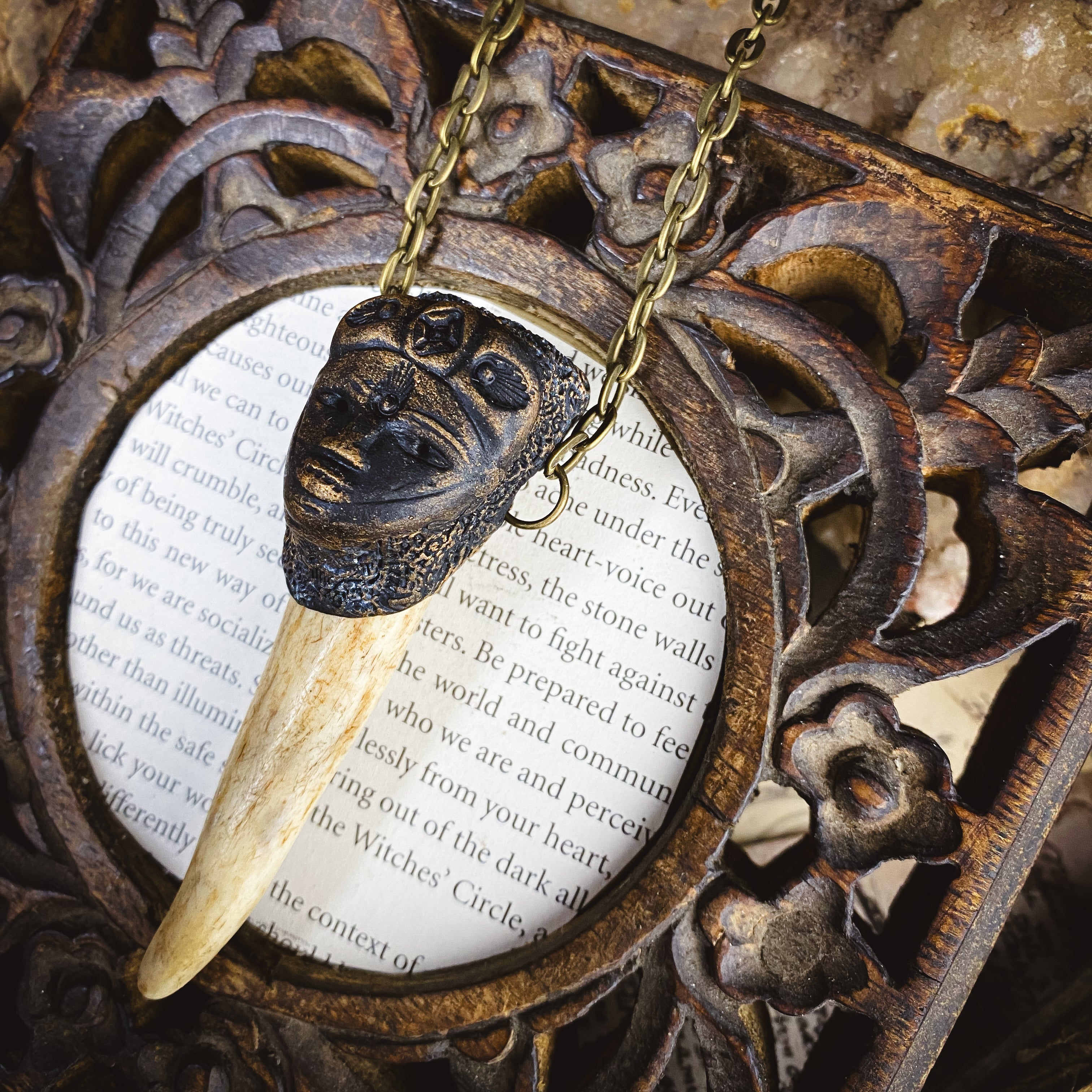 Deer Medicine Necklace - Handcrafted Talisman