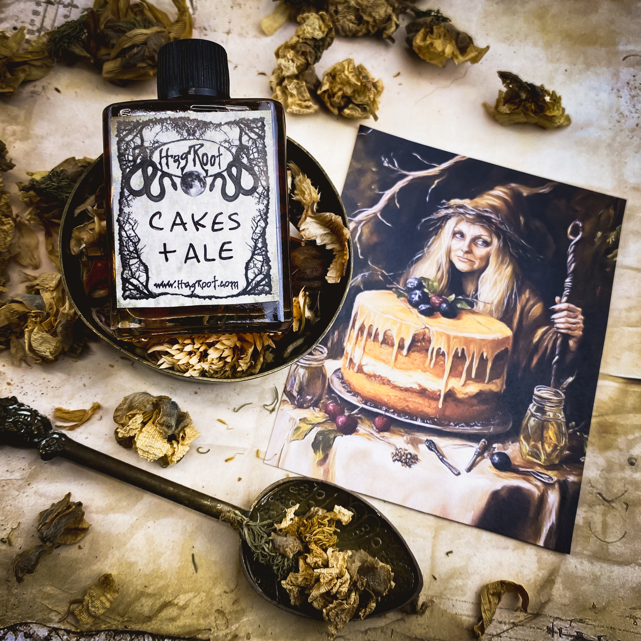 CAKES + ALE-(Vanilla Cake, Dark Ale, Ritual Smoke)-2021 Edition-Perfume, Cologne, Anointing, Ritual Oil