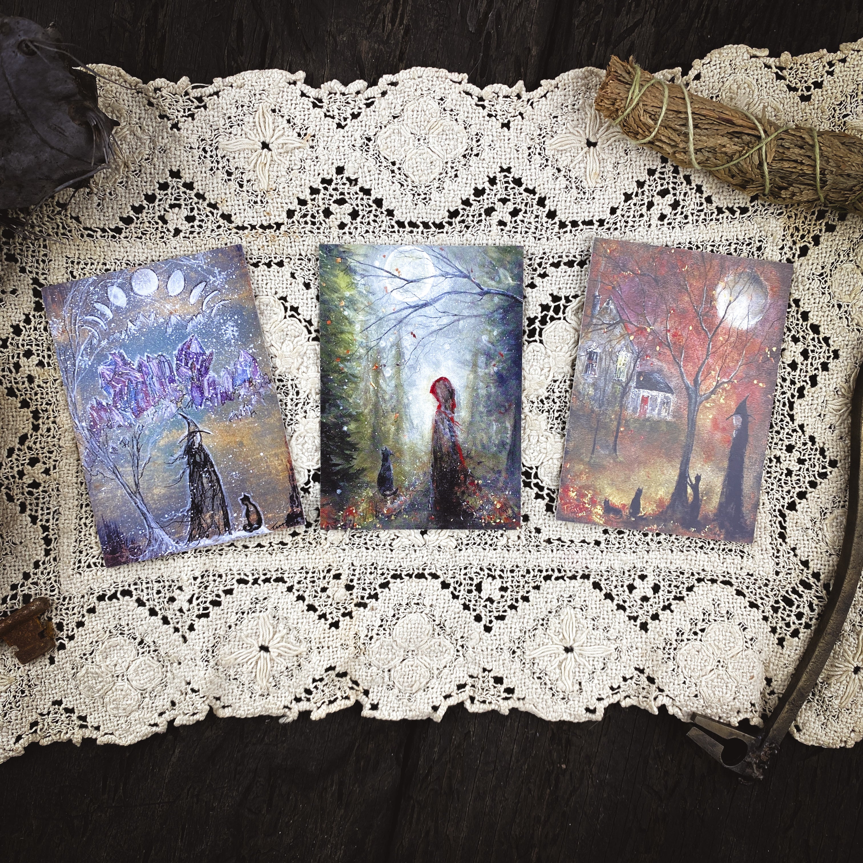 Earthly Souls and Spirits Altar Cards #2 by Terri Foss