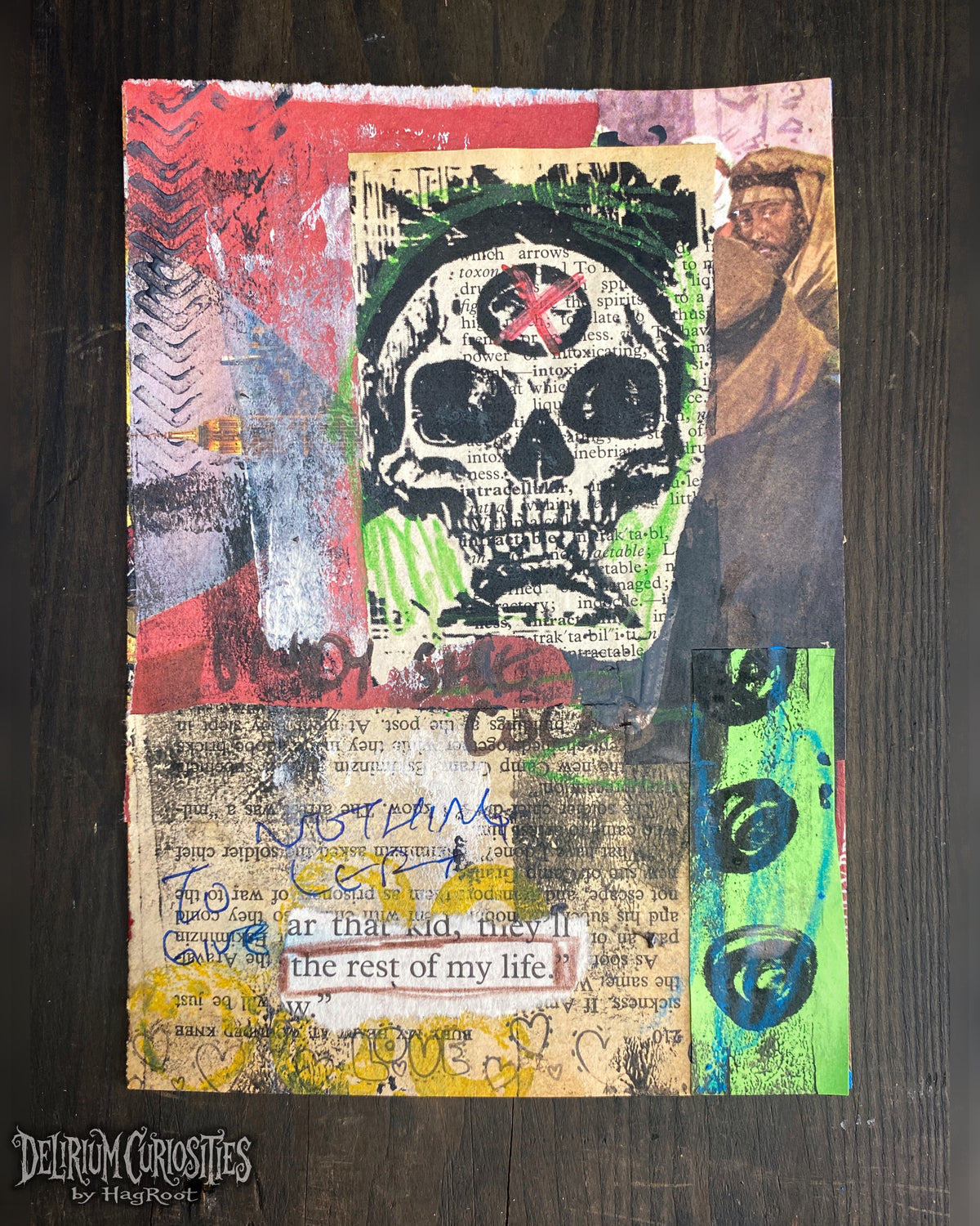 The Rest of My Life - Original Mixed Media Collage