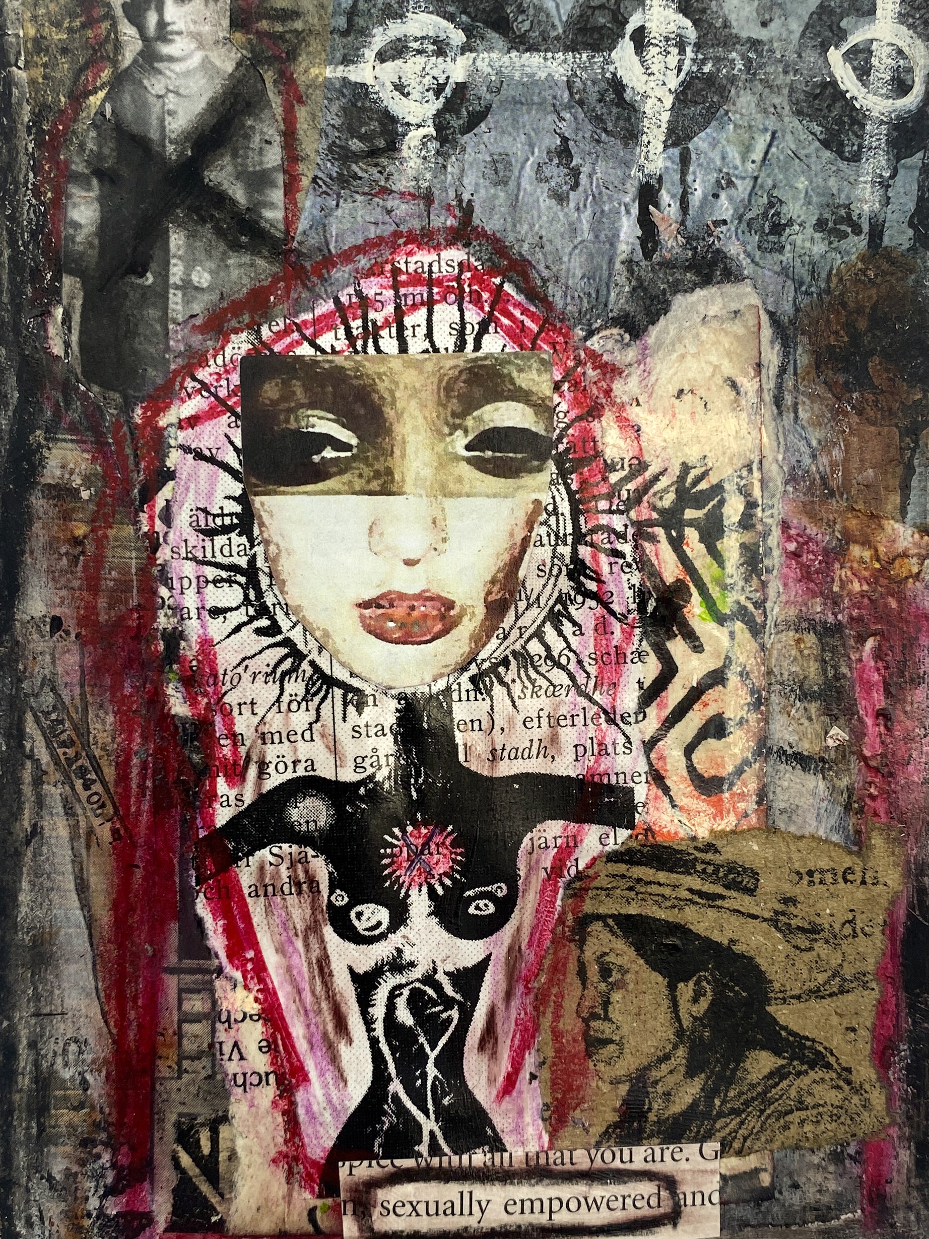 Empowered - Original Mixed Media Collage