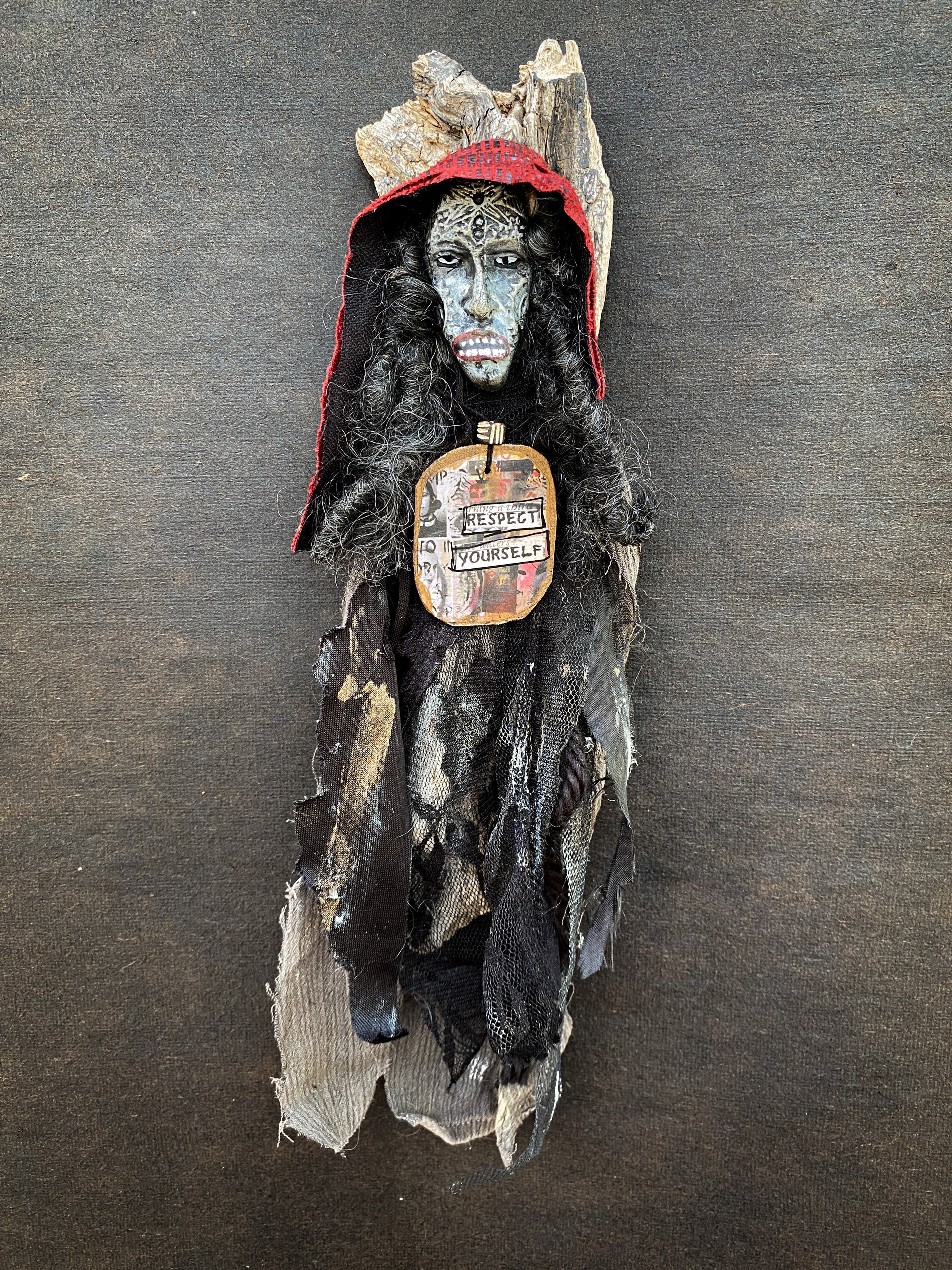 Respect Yourself - Spirit Doll - Medicine Doll - JuJu Doll - Art Doll