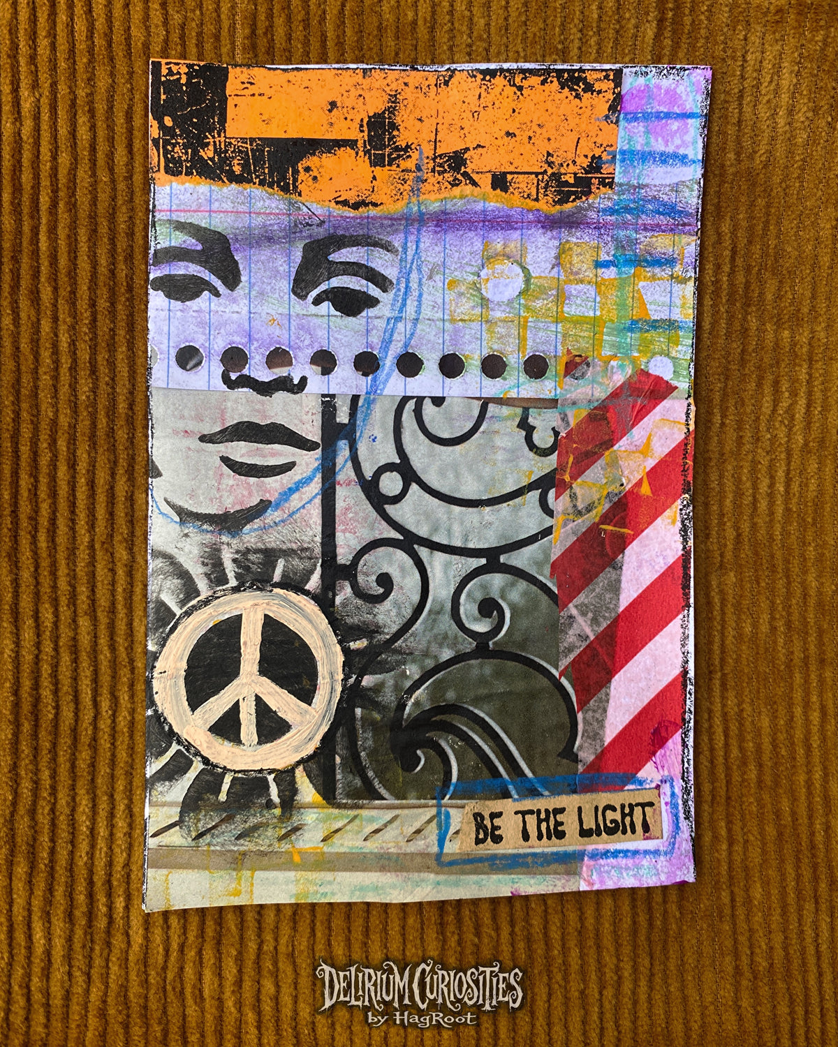 Be the Light - Original Mixed Media Collage