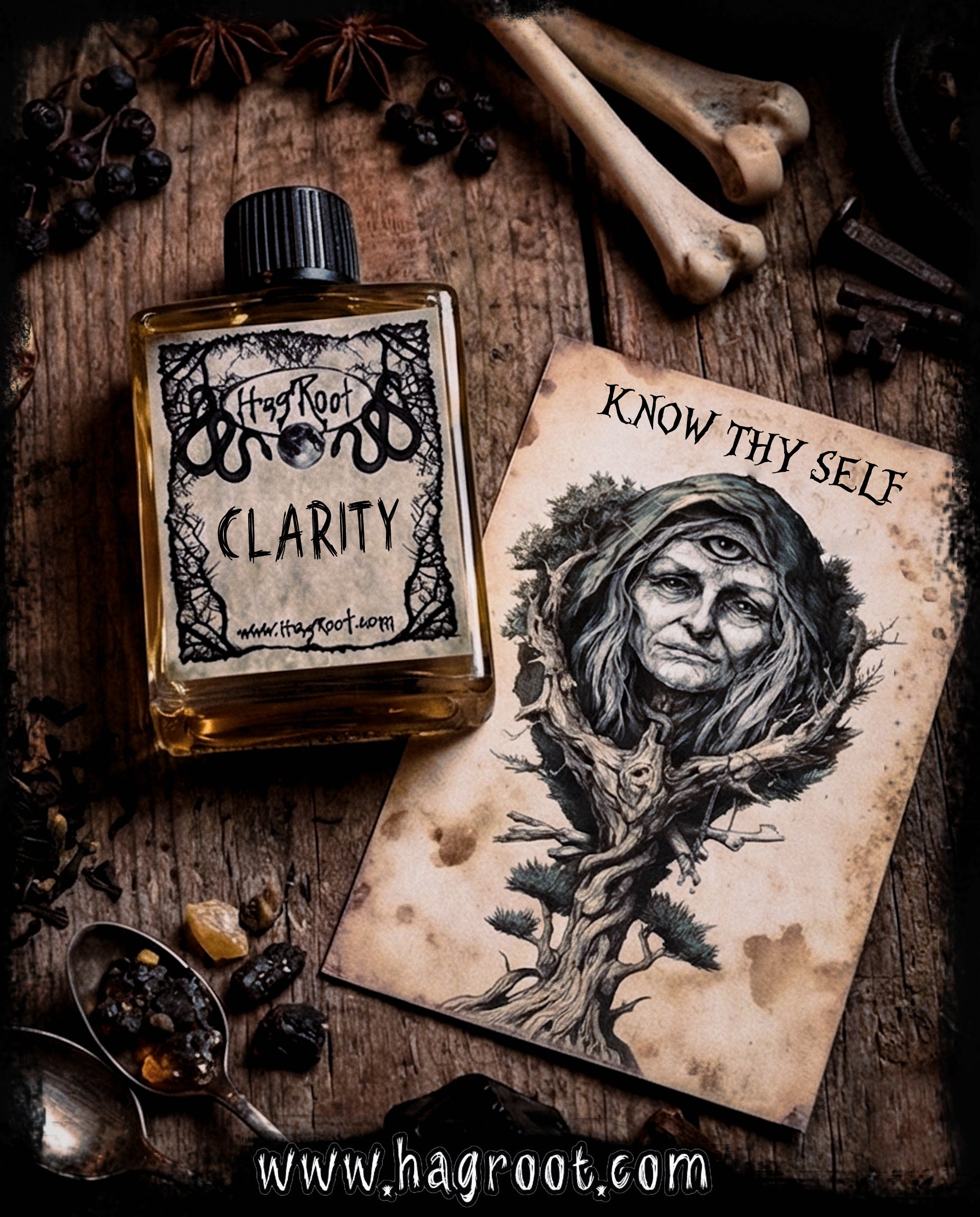 CLARITY-(Ylang Ylang, Mandarin Orange, Fig, Vetiver, Tea Leaves, Bergamot)-Perfume, Cologne, Anointing, Ritual Oil