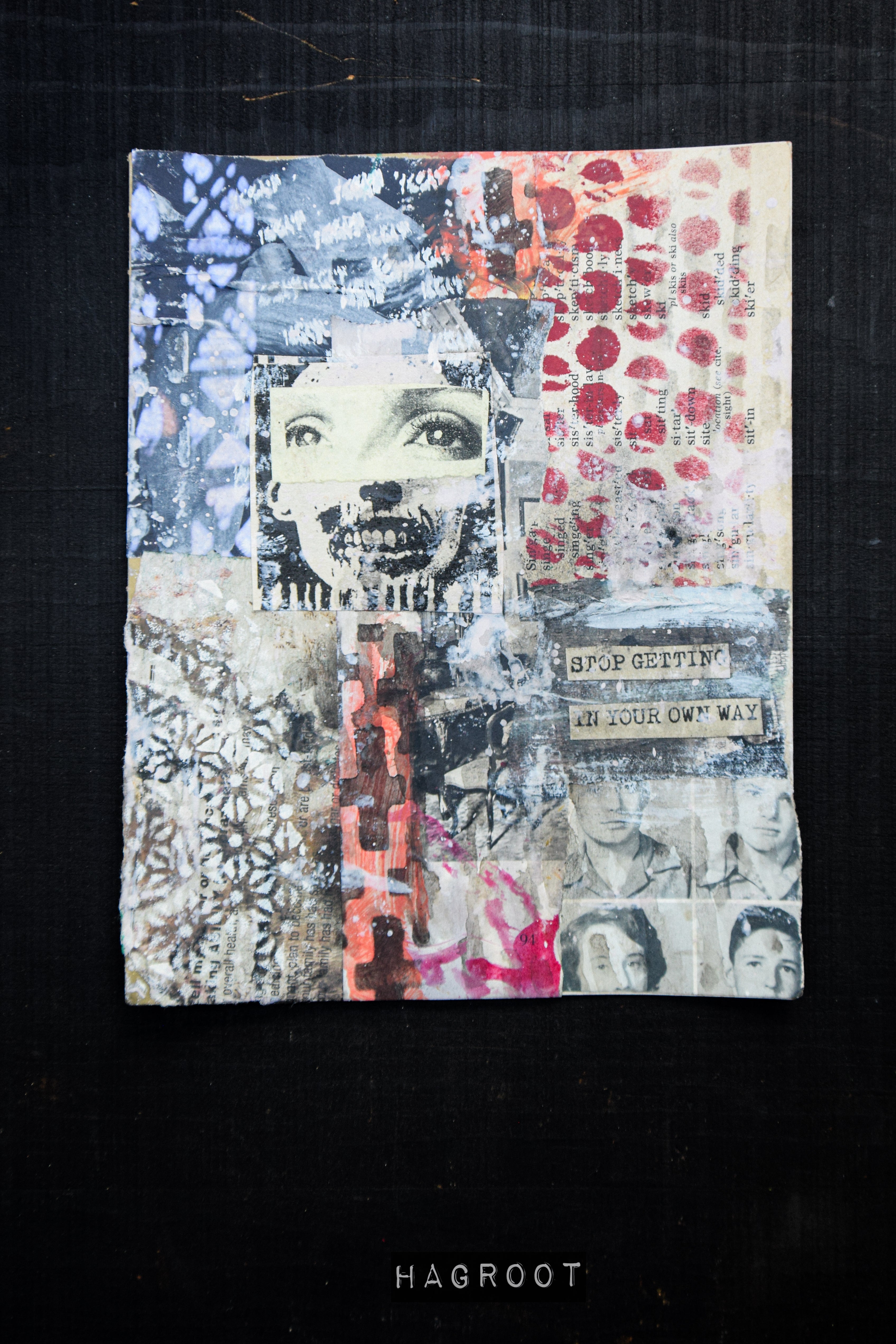 In Your Own Way - Original Mixed Media Collage Art