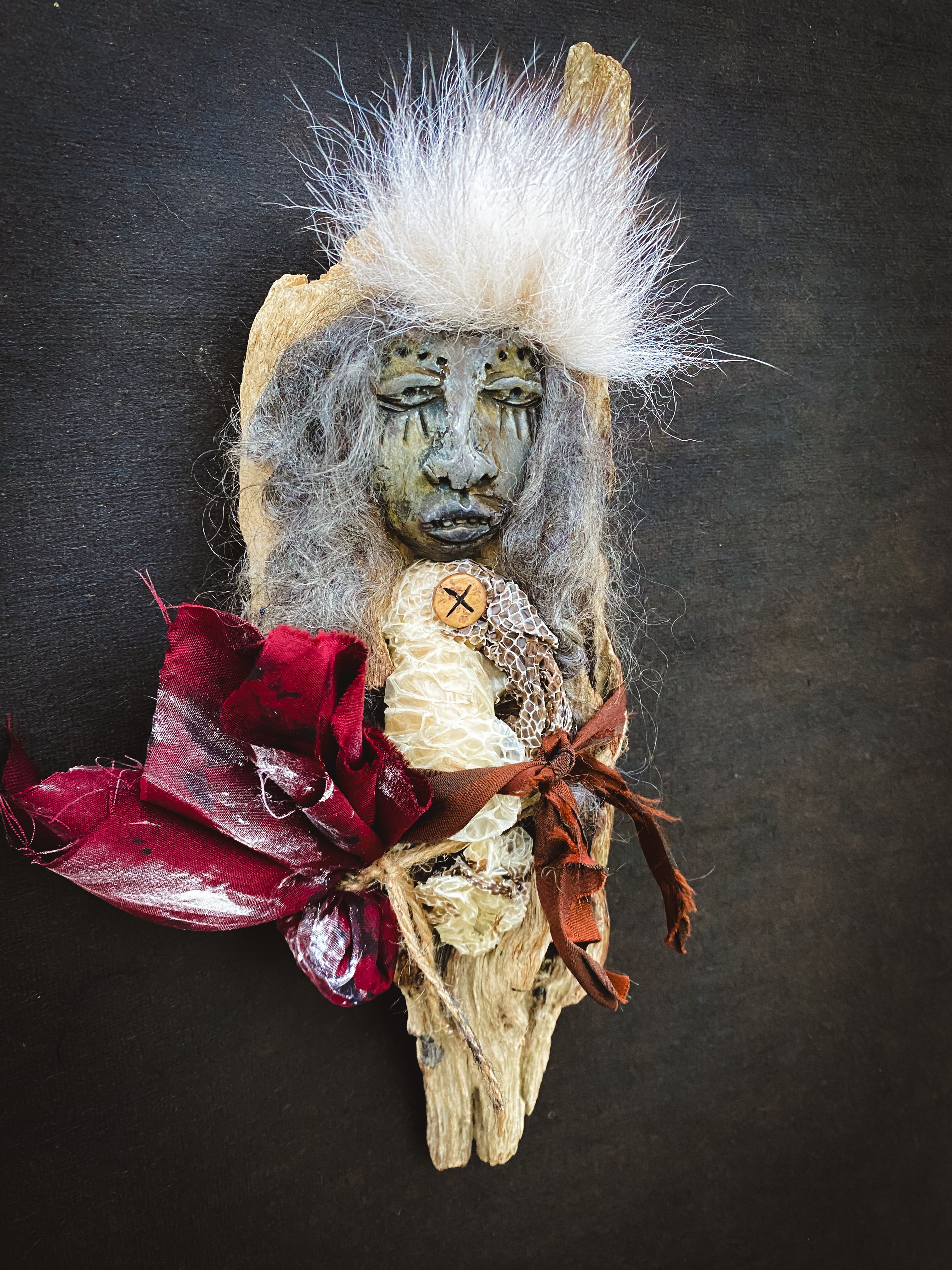 Nature Spirit Doll for Self-Love, Peace, Self-Confidence, Healthy Relationships + Openness - Medicine Doll - JuJu Doll