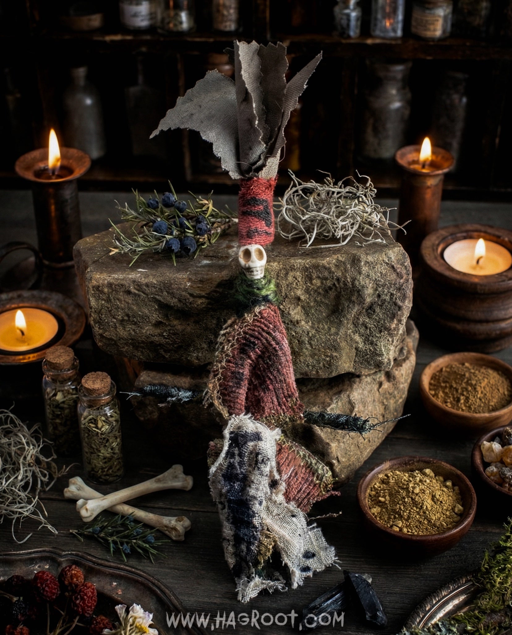 A Sanctuary for Your Shadows - Hand Crafted Doll for Energy Transference + Releasing Grief, Fear, Worry, Anxiety, Trauma + Self Doubt