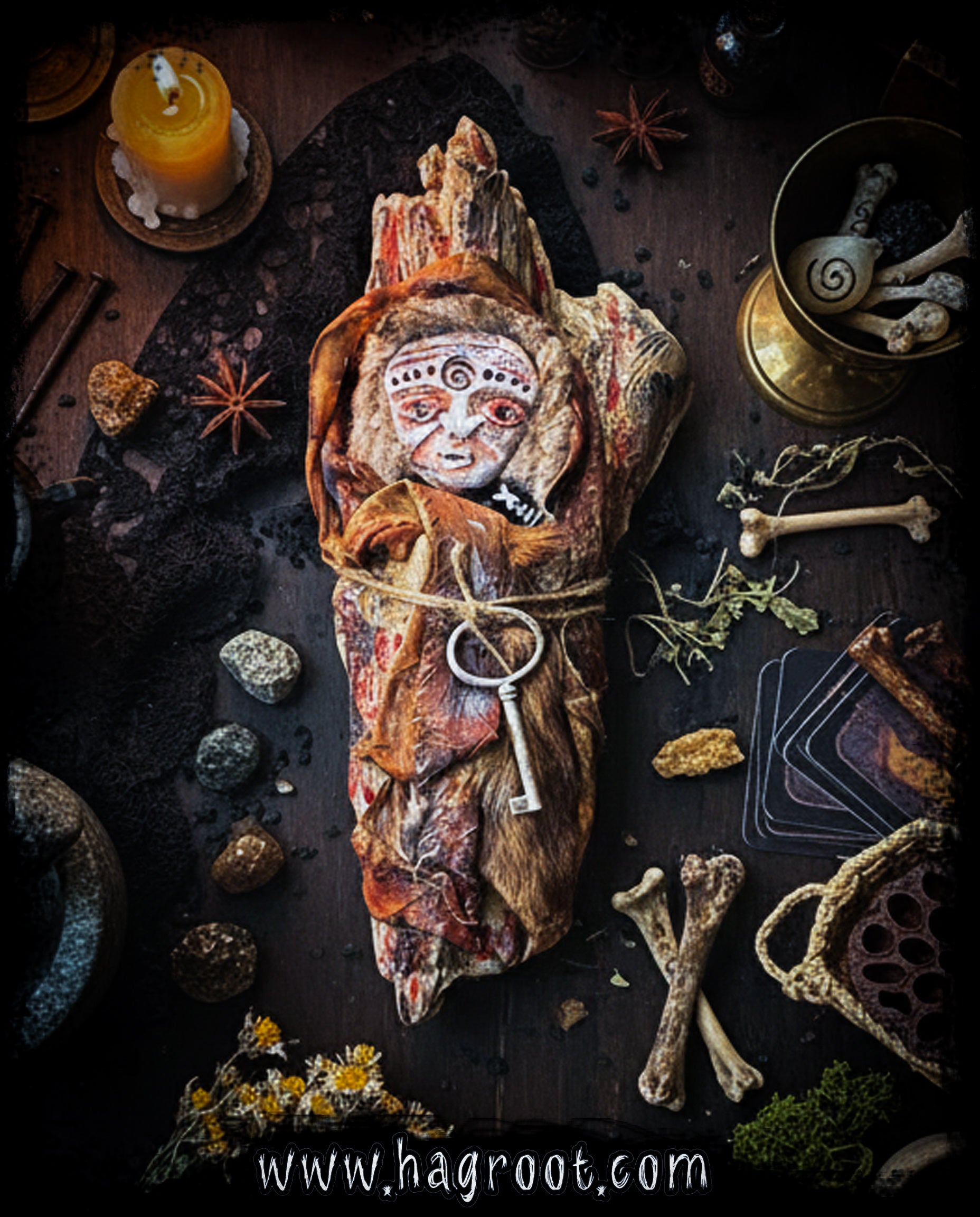 Courage - Spirit Doll, Conjure Doll, Intention Doll