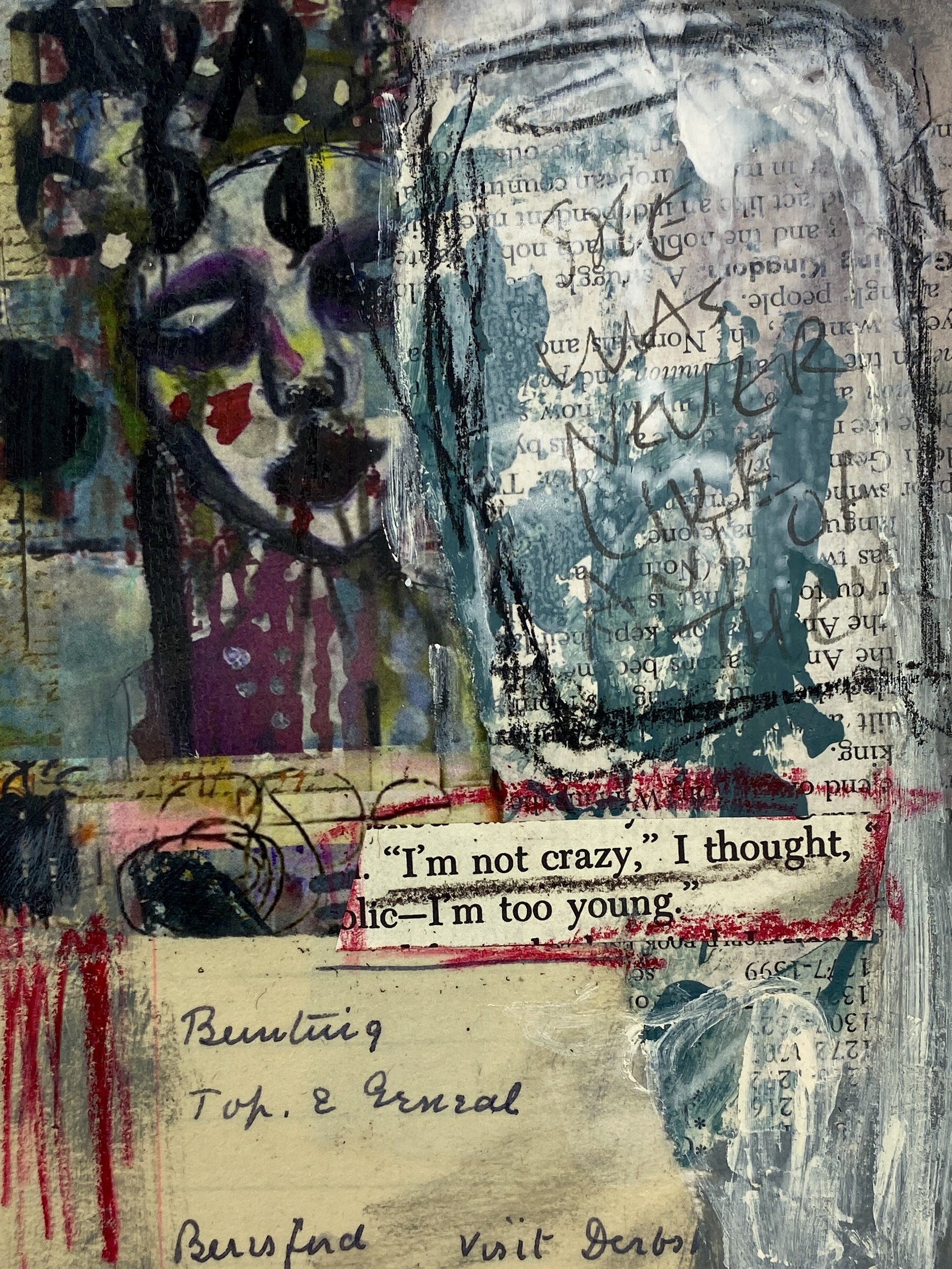 Not Like Them - Original Mixed Media Collage