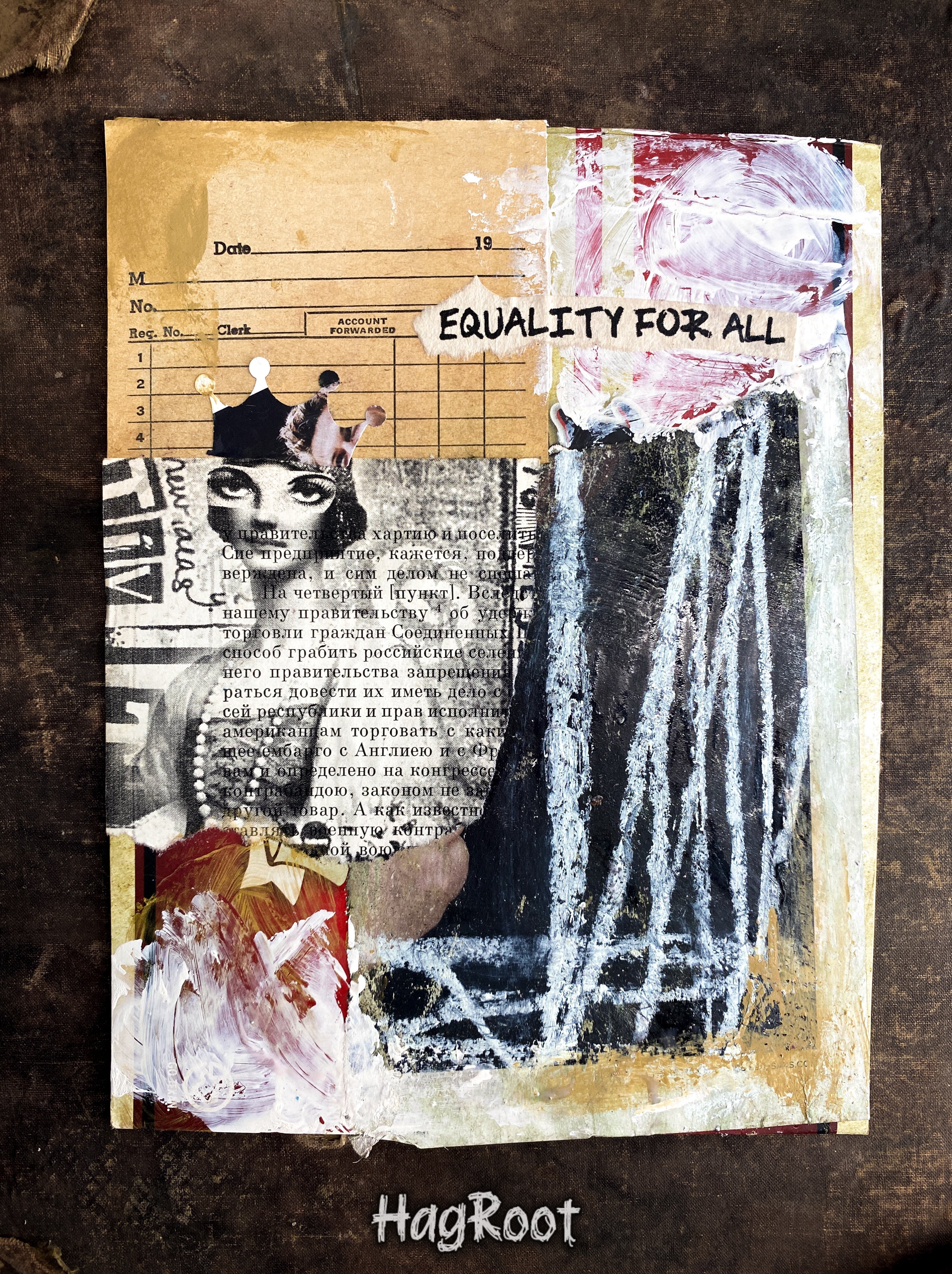 Equality For All - Original Mixed Media Collage