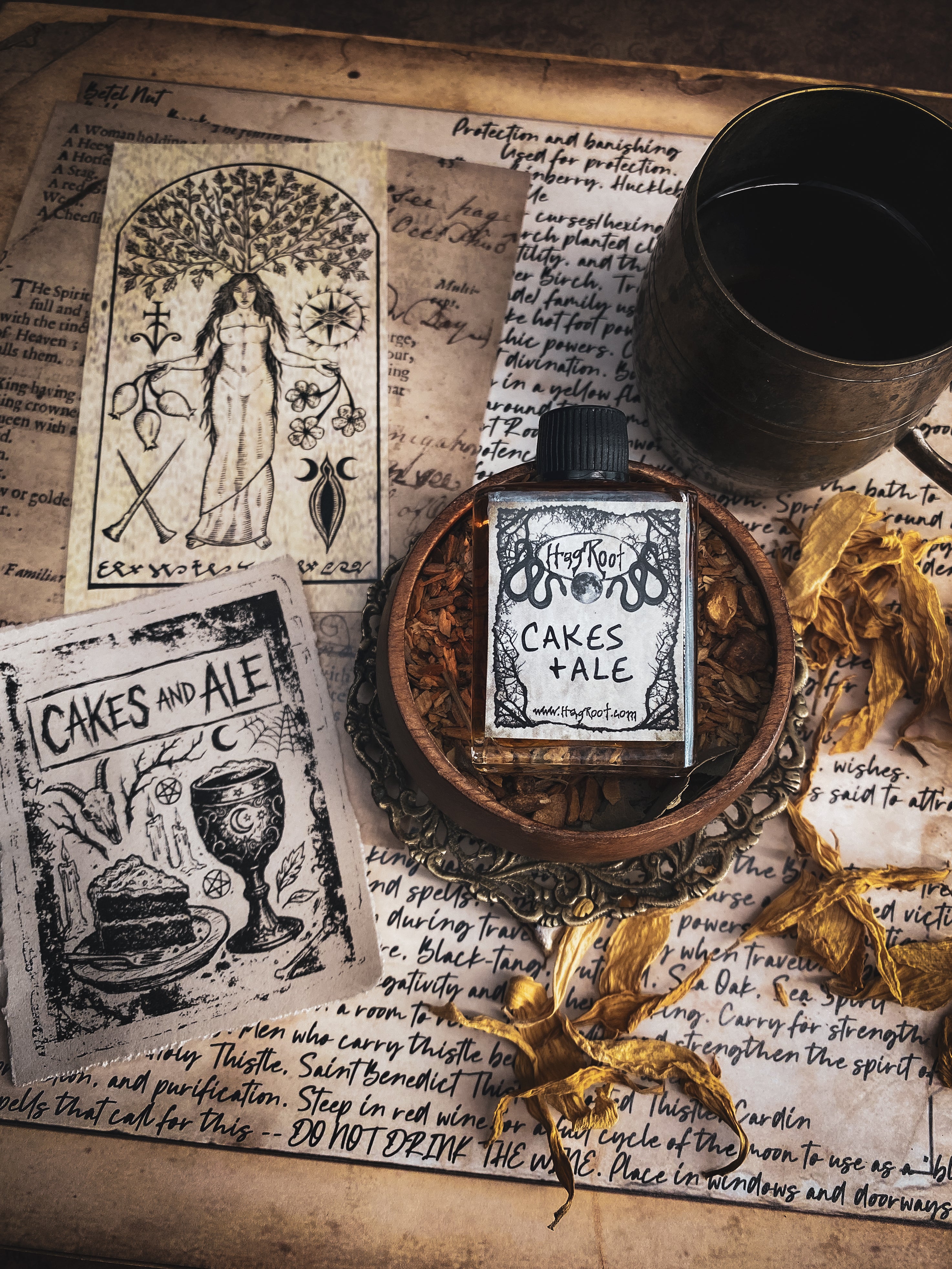 CAKES + ALE-(Vanilla Cake, Dark Ale, Ritual Smoke)- Perfume, Cologne, Anointing, Ritual Oil