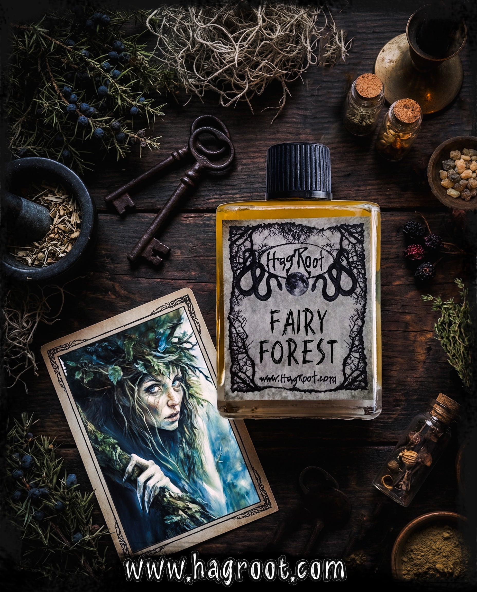 FAIRY FOREST-(Birch, Hyssop, Moss, Hawthorn Berry, Clove, Blackberry)-Perfume, Cologne, Anointing, Ritual Oil