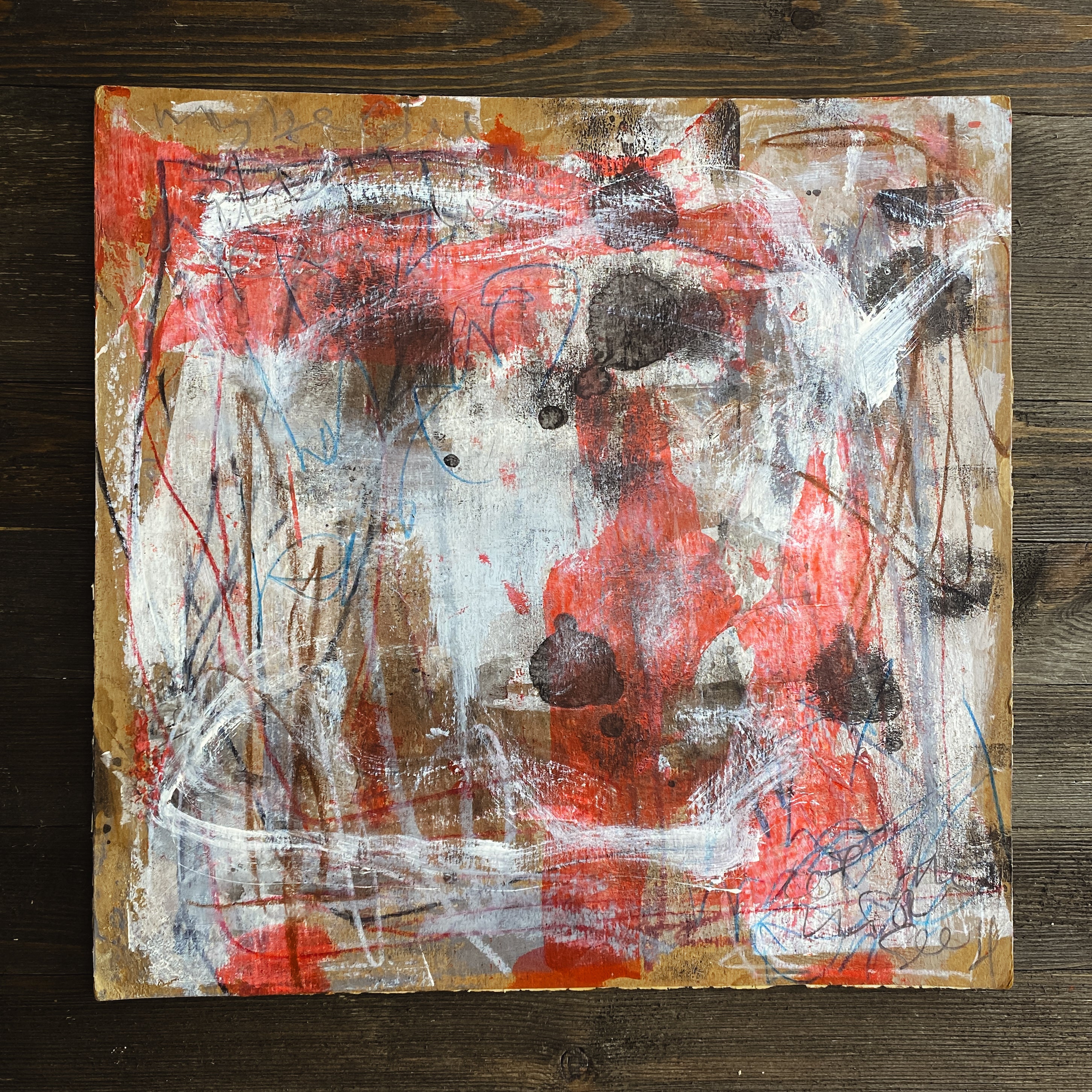 TRANSPARENCY - Original Mixed Media Collage